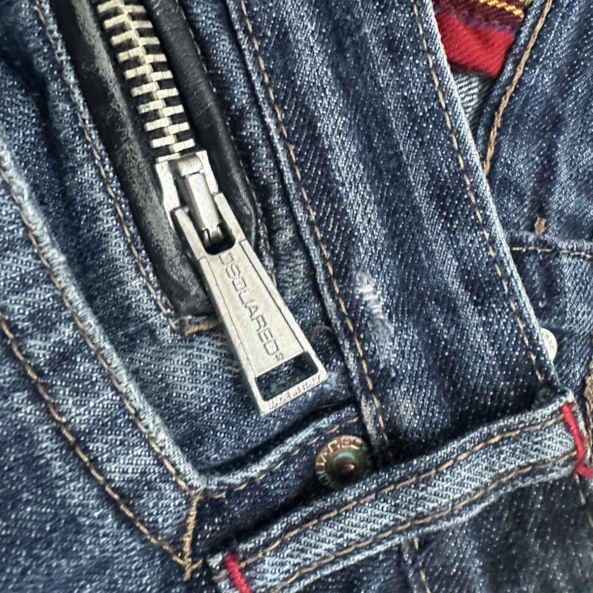 Dsquared2 Vintage Dsquared2 2011 Luxury Denim Jeans Made In Italy Size US 30 / EU 46 - 11 Thumbnail
