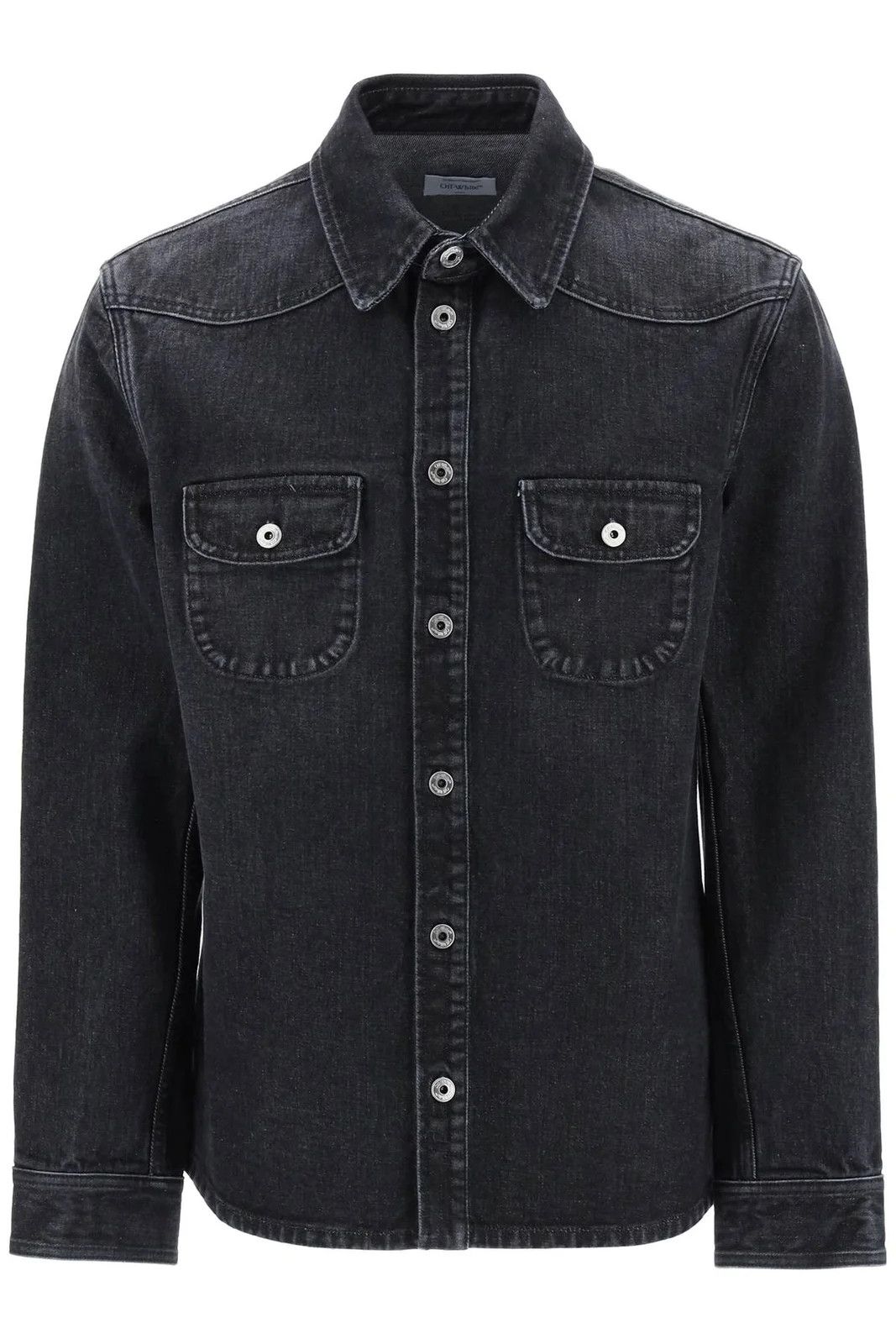 Off-White o1y0225 Denim Jacket in Black Size US XS / EU 42 / 0 - 1 Thumbnail