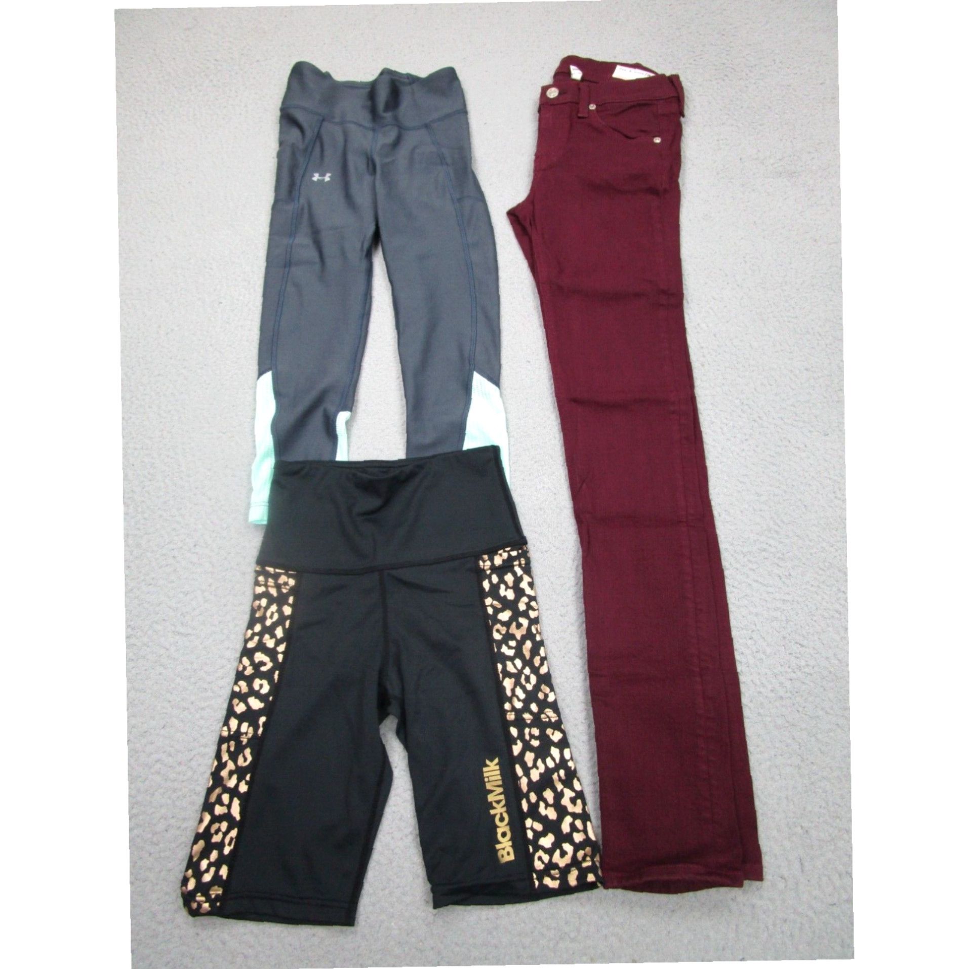 Rag & Bone Collection of Three Womens XS Pants Shorts Including Rag Bone Blackmilk and Under Armour Leggings Essentials Size 26" / US 2 / IT 38 - 1 Thumbnail