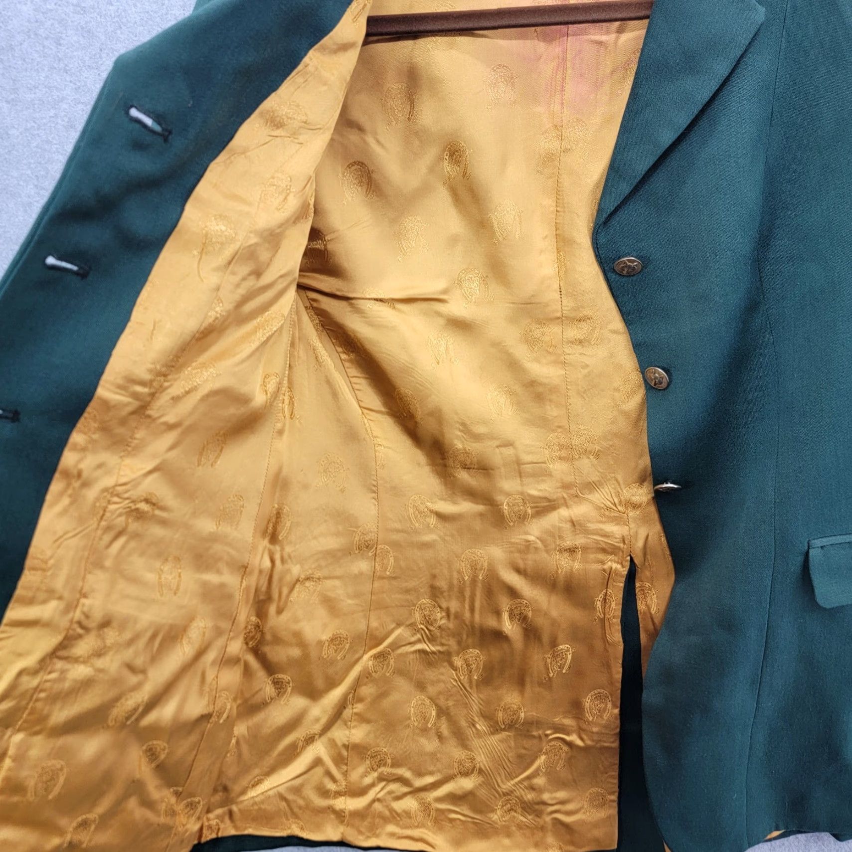 Vintage VINTAGE Pytchley of England Green Equestrian Blazer Jacket M/L Jacket Mens Size M / US 6-8 / IT 42-44 - 5 Thumbnail