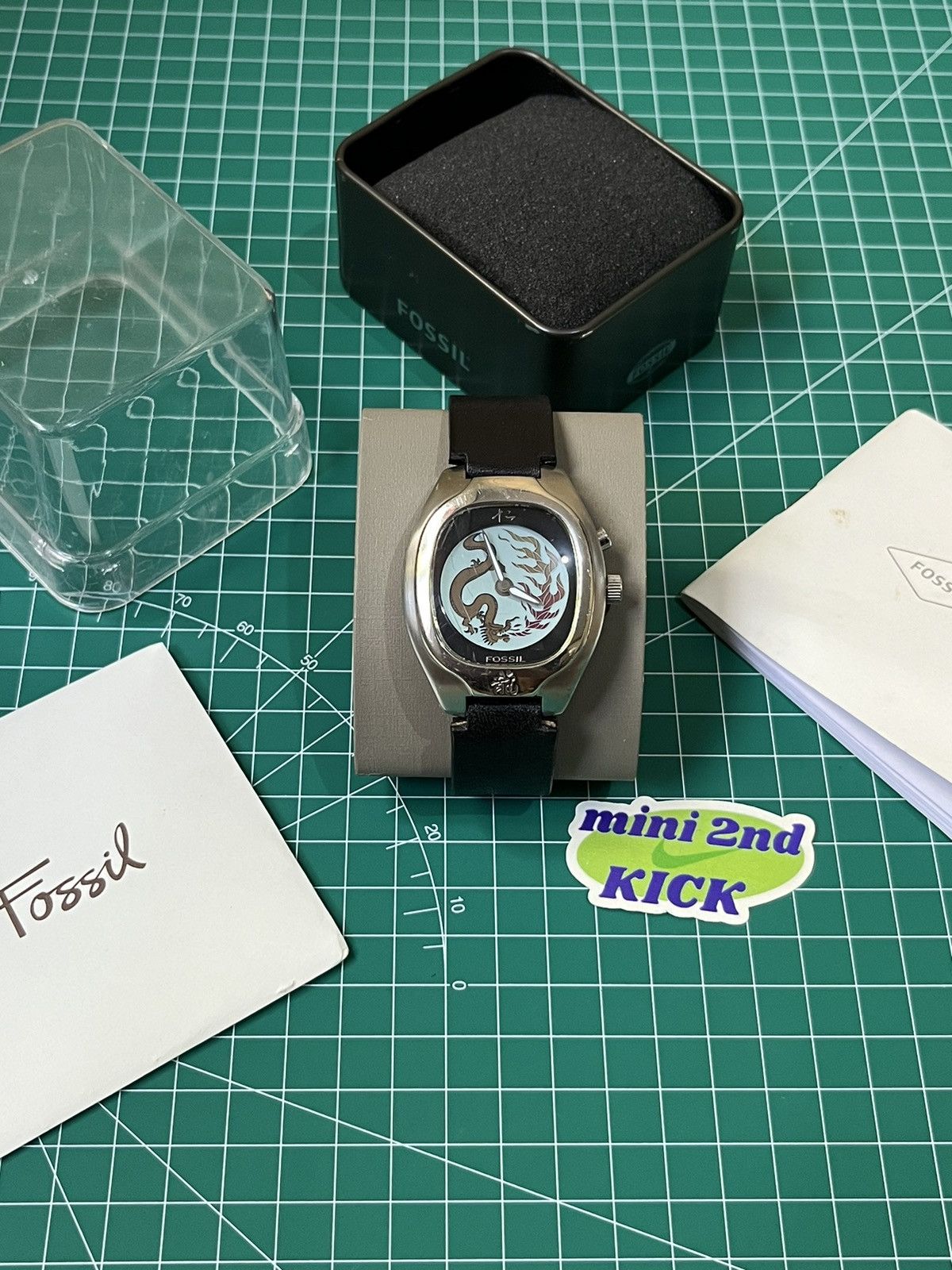 Fossil Vintage FOSSIL BIG TIC WATCH DRAGON FLAME Size ONE SIZE - 2 Thumbnail