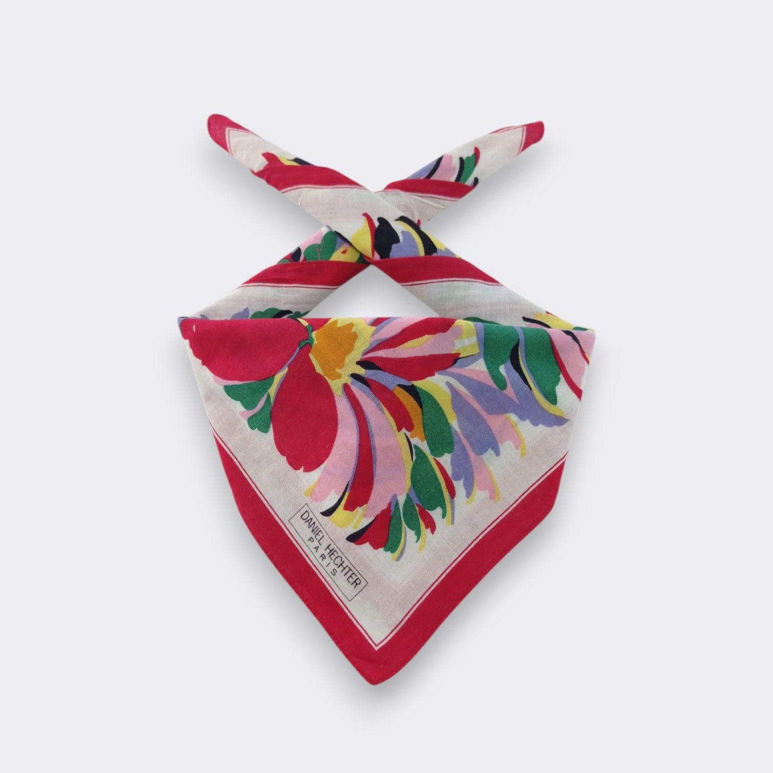 Daniel Hechter × Vintage Vintage Daniel Hechter Handkerchief Neckerchief H375I Size ONE SIZE - 1 Thumbnail