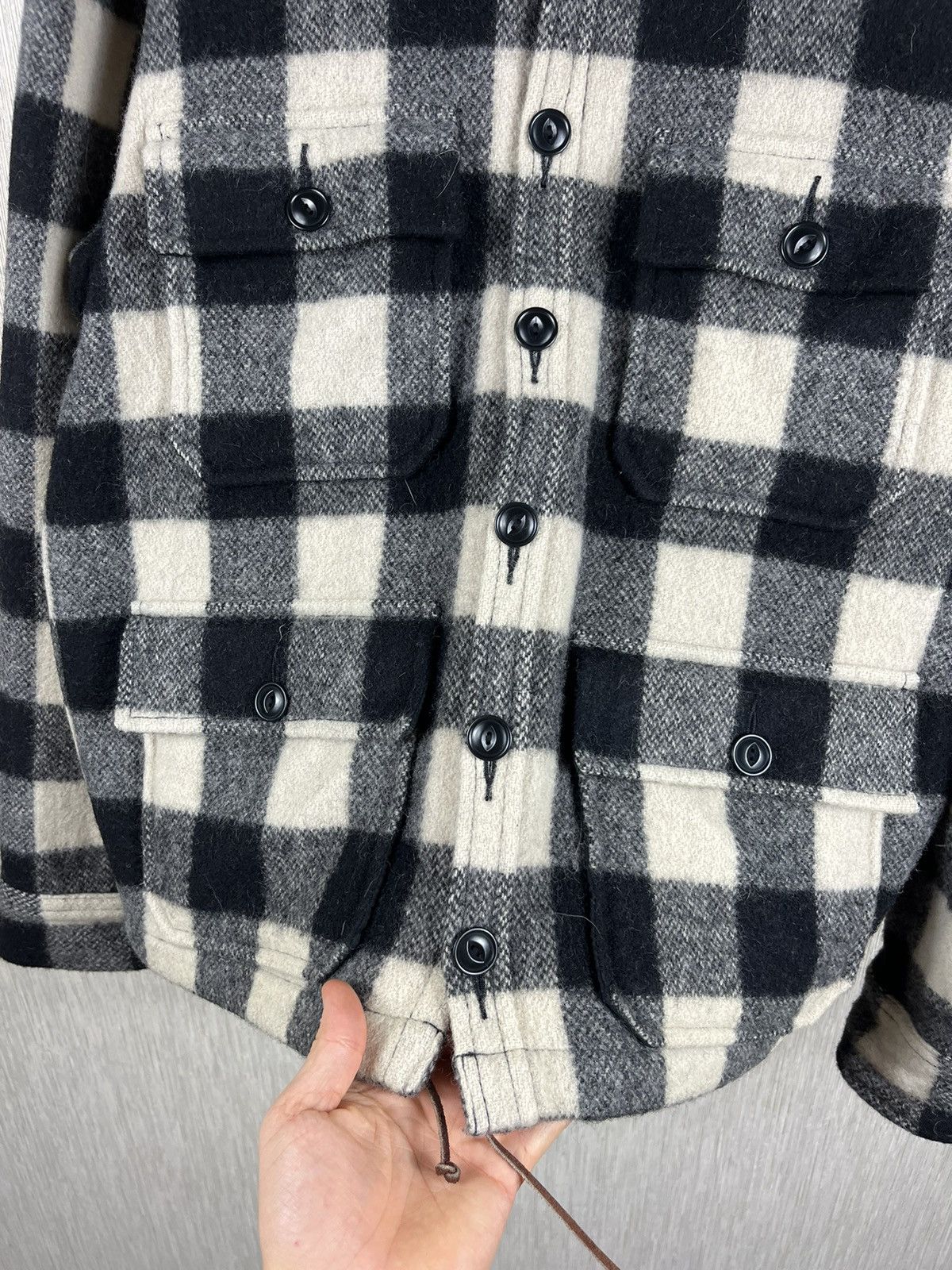 Flannel × Ralph Lauren × Vintage Vintage Ralph Lauren cropped wool plaid flannel jacket shirt Size US M / EU 48-50 / 2 - 15 Thumbnail