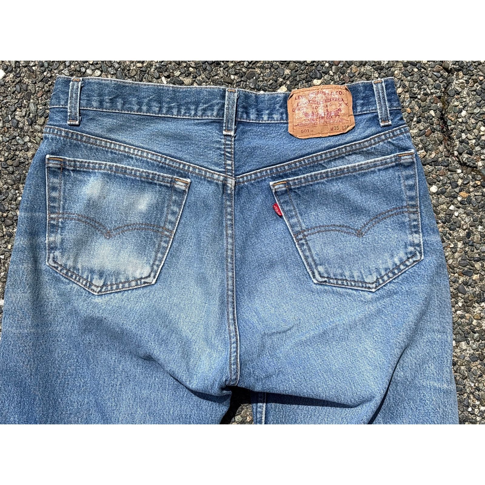 Levi's Vintage 91 Levi’s 501 0117 XX button fly 35x38(32x34) USA Size US 32 / EU 48 - 6 Thumbnail