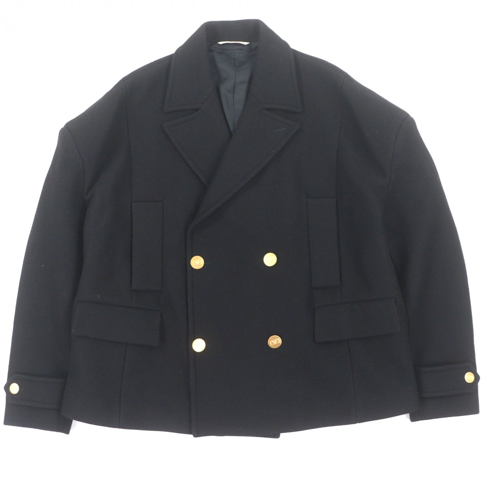 Valentino Valentino Valentino Wool Coat Textile Outerwear 1V3CJF068HY DUTY FREE for USA Size ONE SIZE - 1 Thumbnail