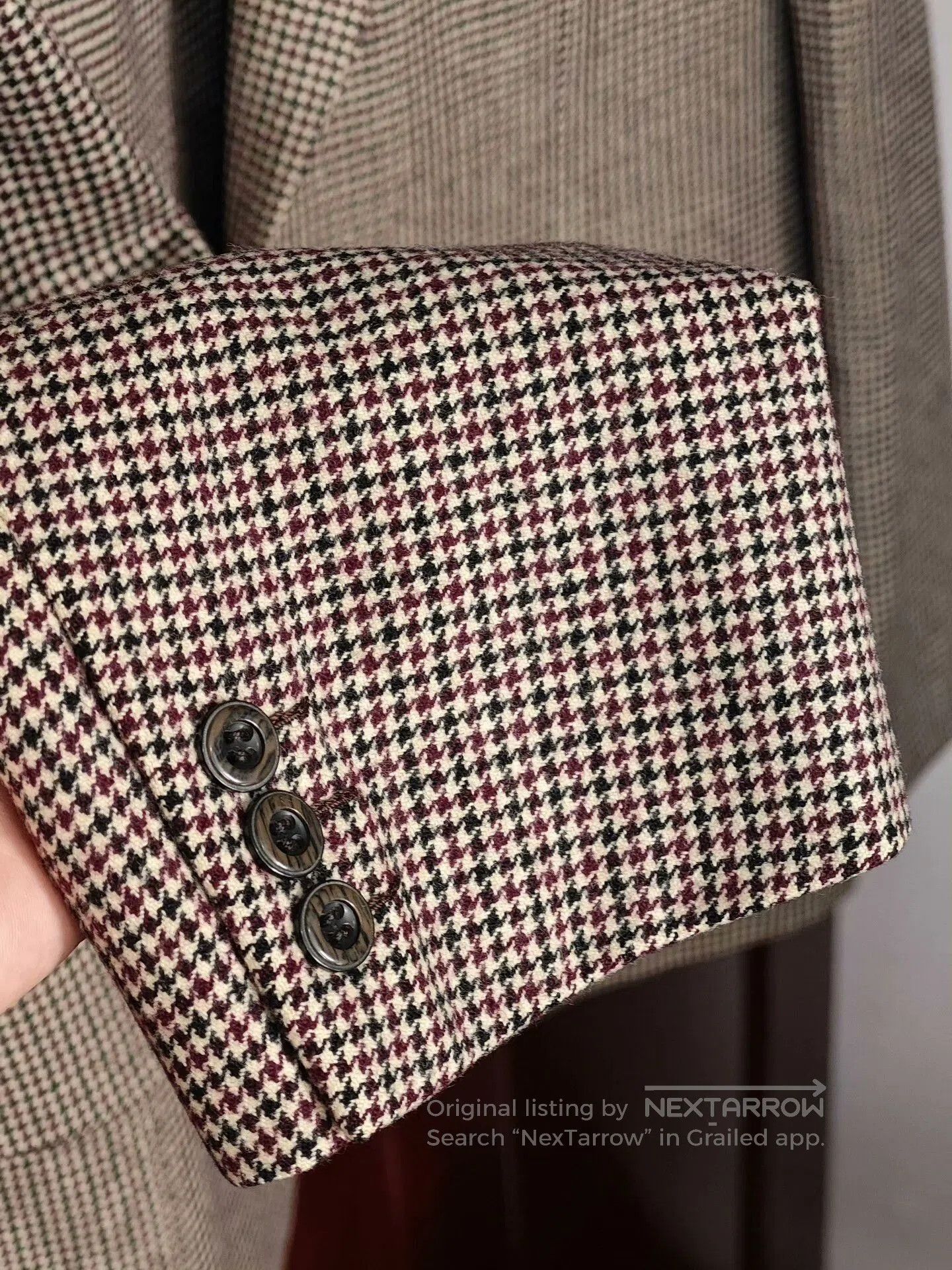 Japanese Brand Custom British Wool Blazer. Size US L / EU 52-54 / 3 - 4 Thumbnail