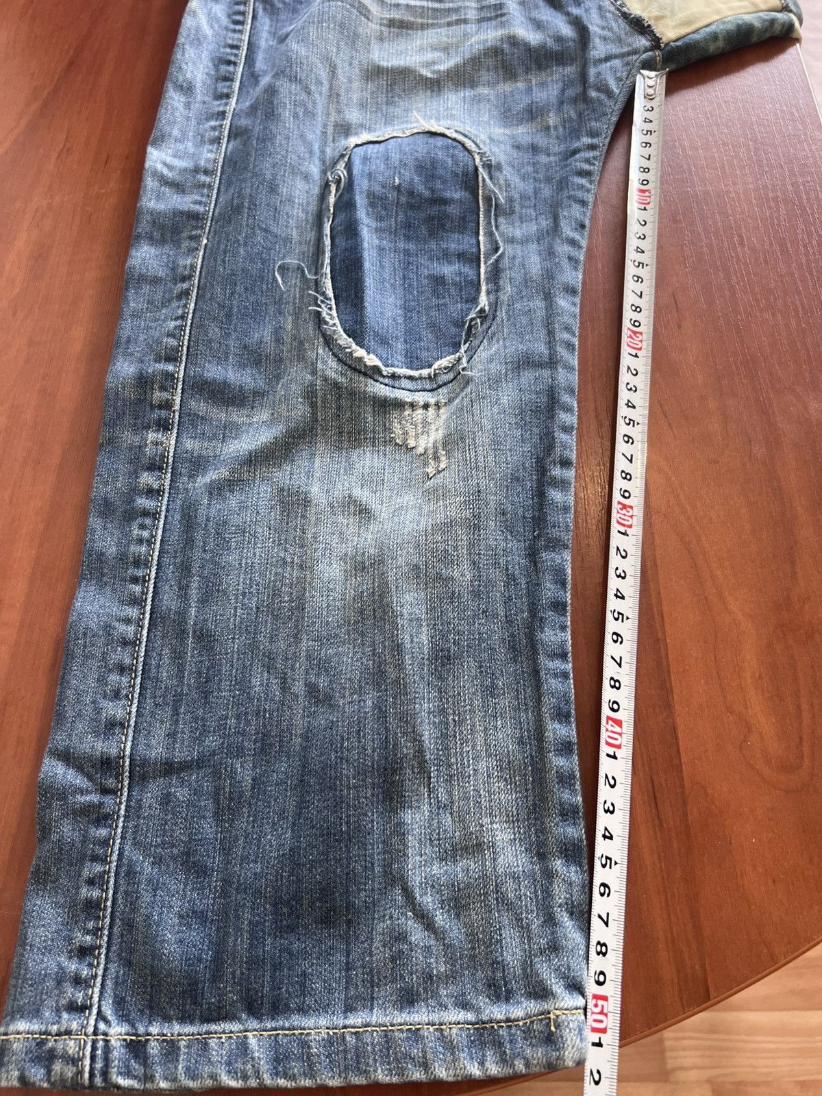 Desigual Desigual Funky Double Waist Y2K Pants Men’s Blue Size 34 Size US 34 / EU 50 - 15 Thumbnail