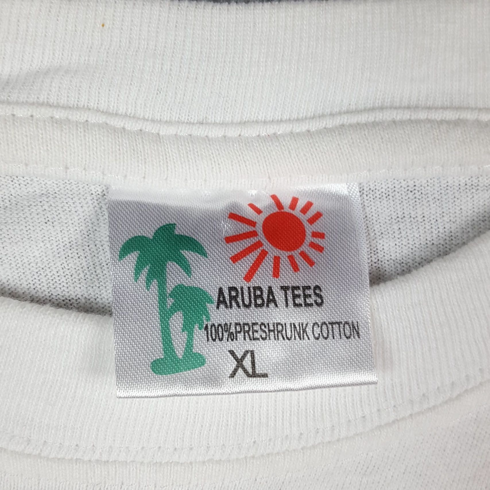 Etro VINTAGE Aruba Tees Men's T-Shirt XL White Retro 90s Beach Floral Island Tropical Outdoor Size US XL / EU 56 / 4 - 7 Thumbnail