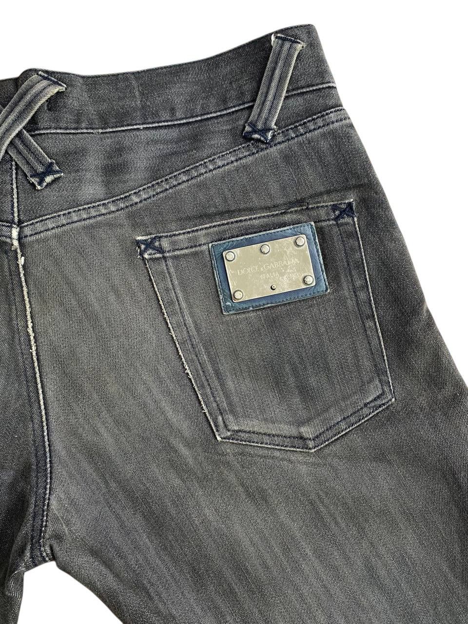 Dolce & Gabbana 2000’s Y2K Dolce Gabbana Dark Wash Regular Cut Denim Size US 35 - 17 Thumbnail