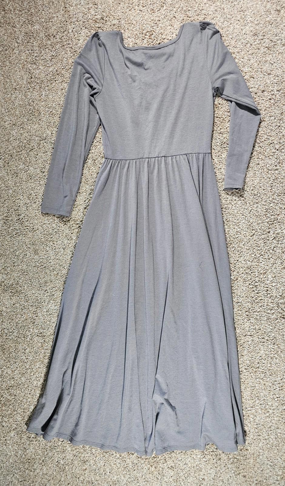 Other Lularoe Small Gray Long Dress Size S / US 4 / IT 40 - 5 Thumbnail