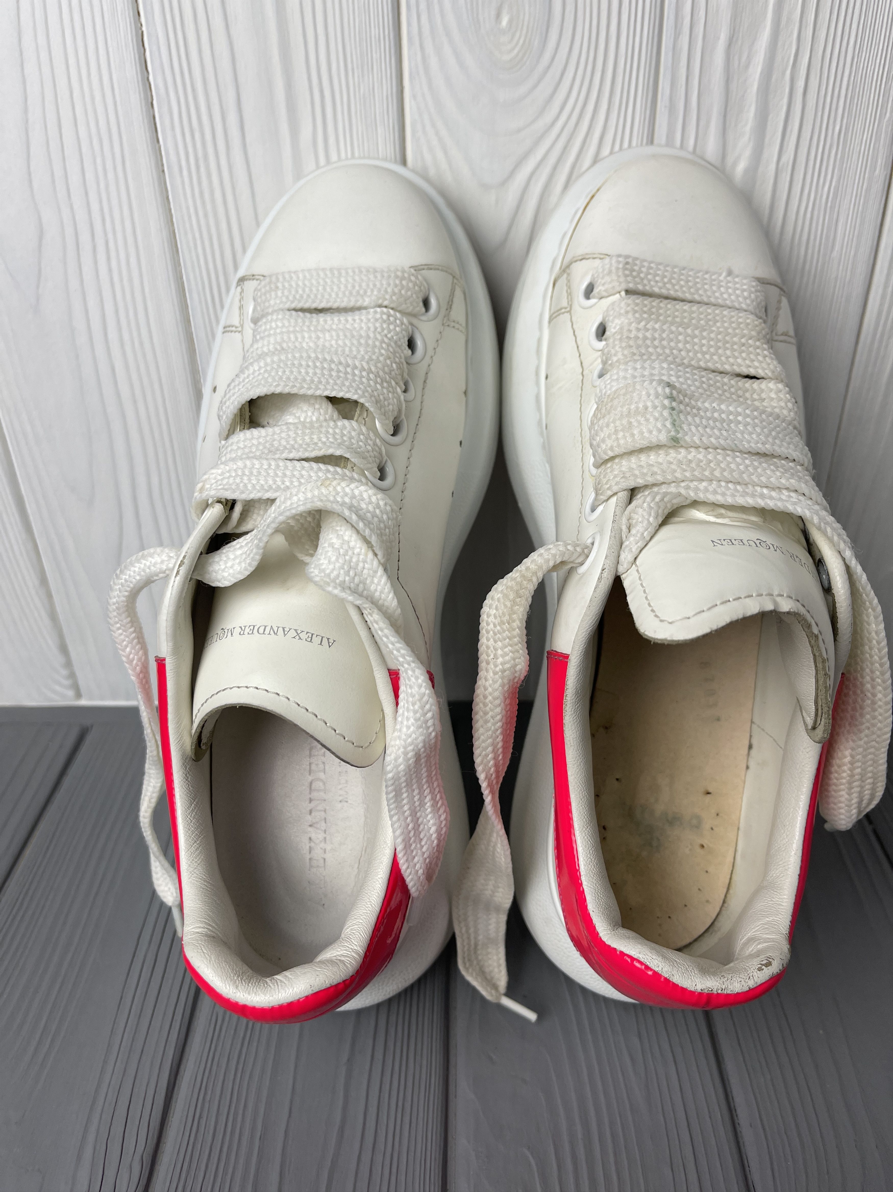 Alexander McQueen Alexander McQueen Leather Sneakers Size US 8 / IT 38 - 18 Thumbnail