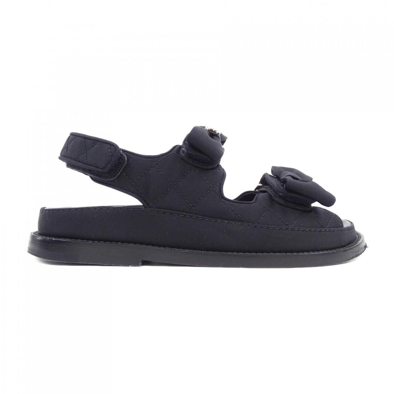 Chanel Chanel G39820X05912 Grosgrain Sandals Others Shoes G39820X05912 DUTY FREE for USA