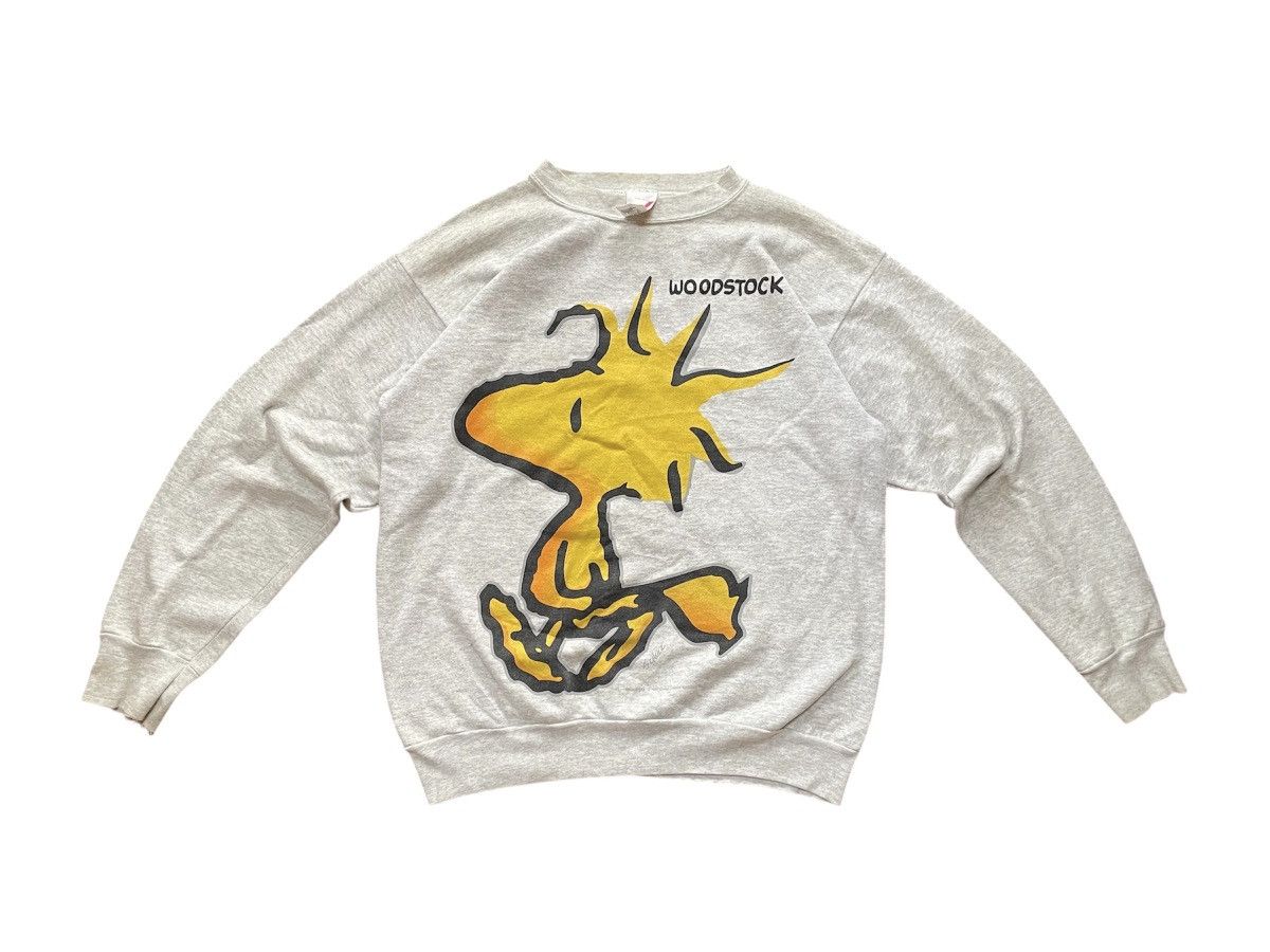Peanuts Vintage Woodstock Peanuts Sweatshirt Size US XL / EU 56 / 4 - 1 Thumbnail