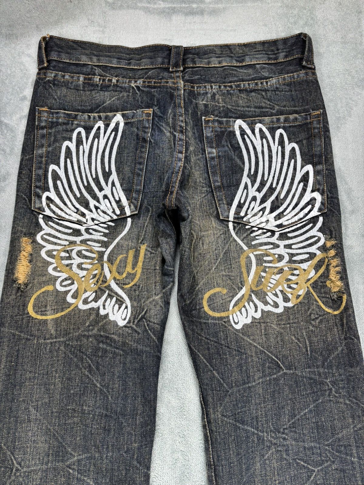14th Addiction K.U.I Distressed Denim. S0384 Size US 32 / EU 48 - 7 Thumbnail