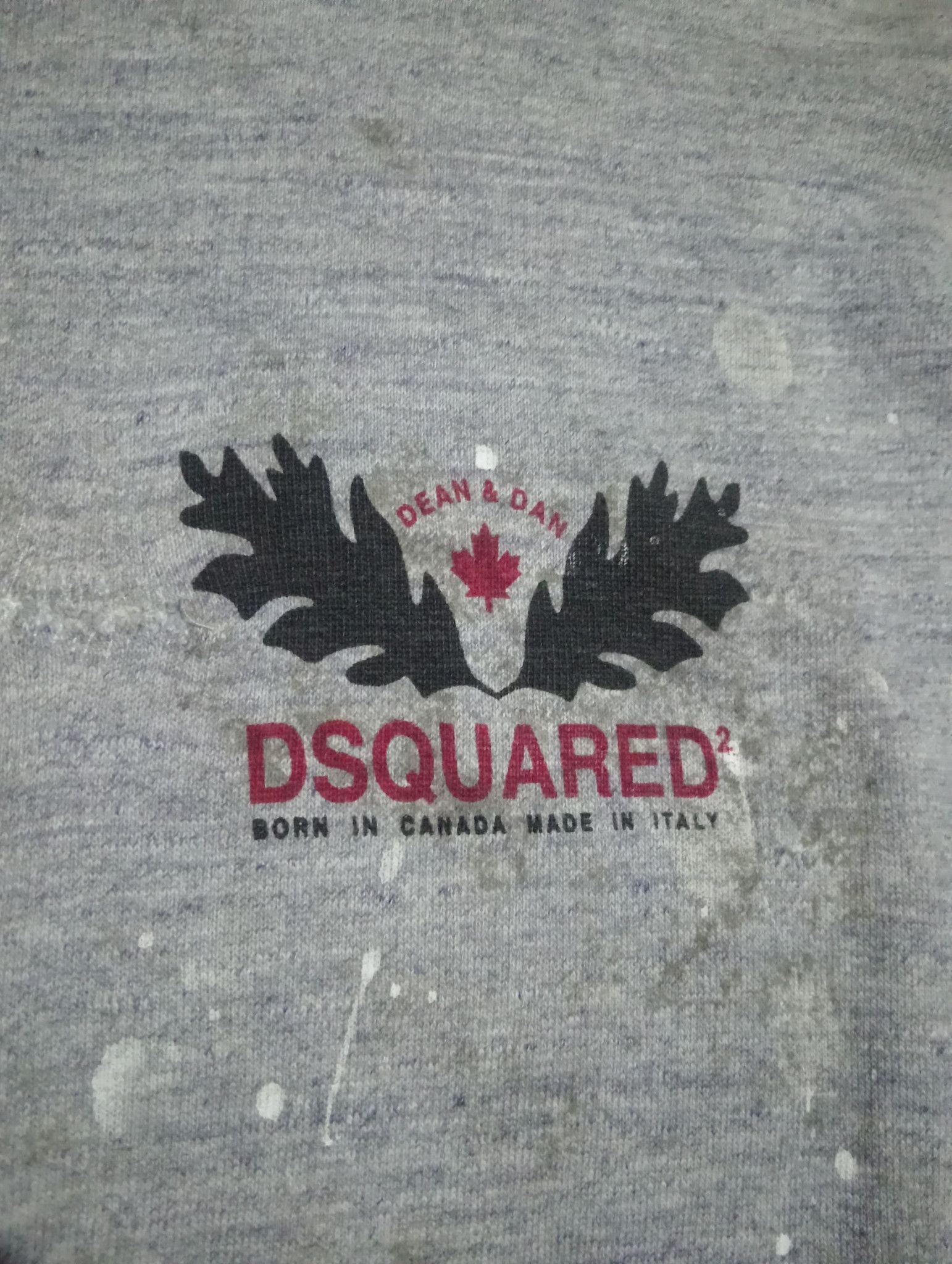 Dsquared2 Vintage Dsquared2 Distressed Zip-Up Sweatshirt Size US S / EU 44-46 / 1 - 8 Thumbnail