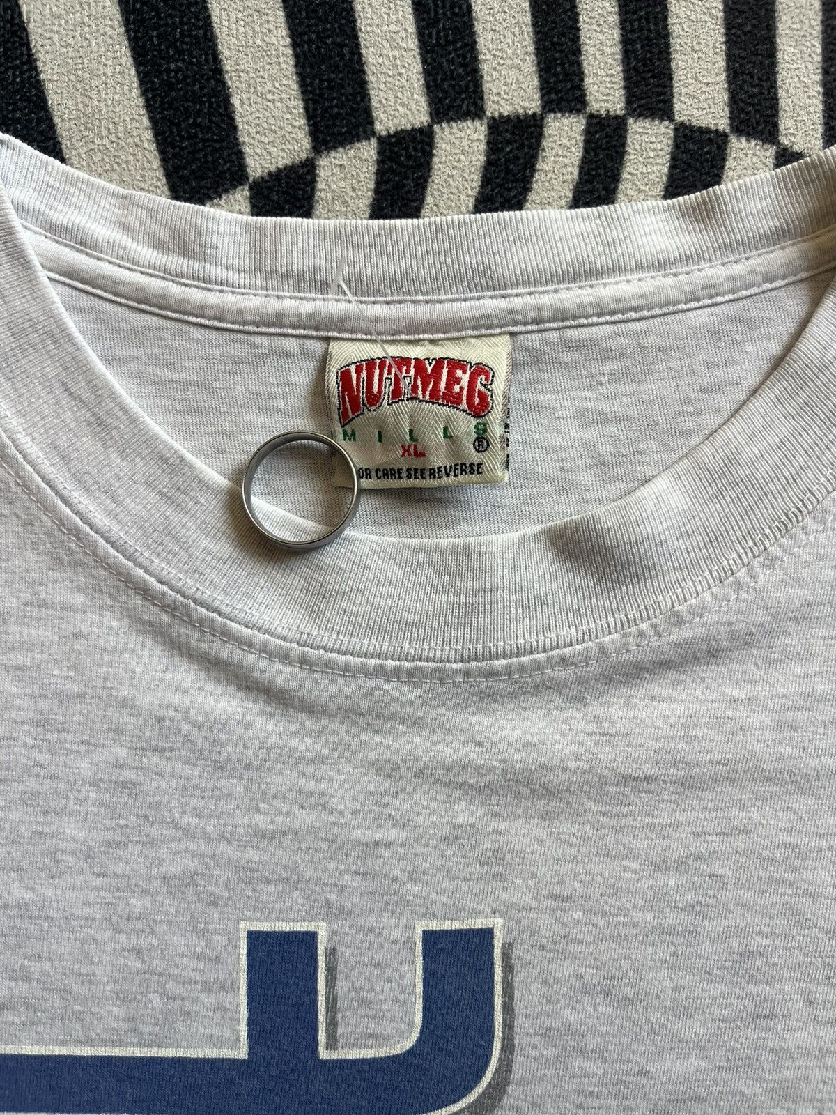 Nutmeg Vintage FRANCE Football Team Logo 90’s Nutmeg Mills Tshirt Size US XL / EU 56 / 4 - 4 Thumbnail