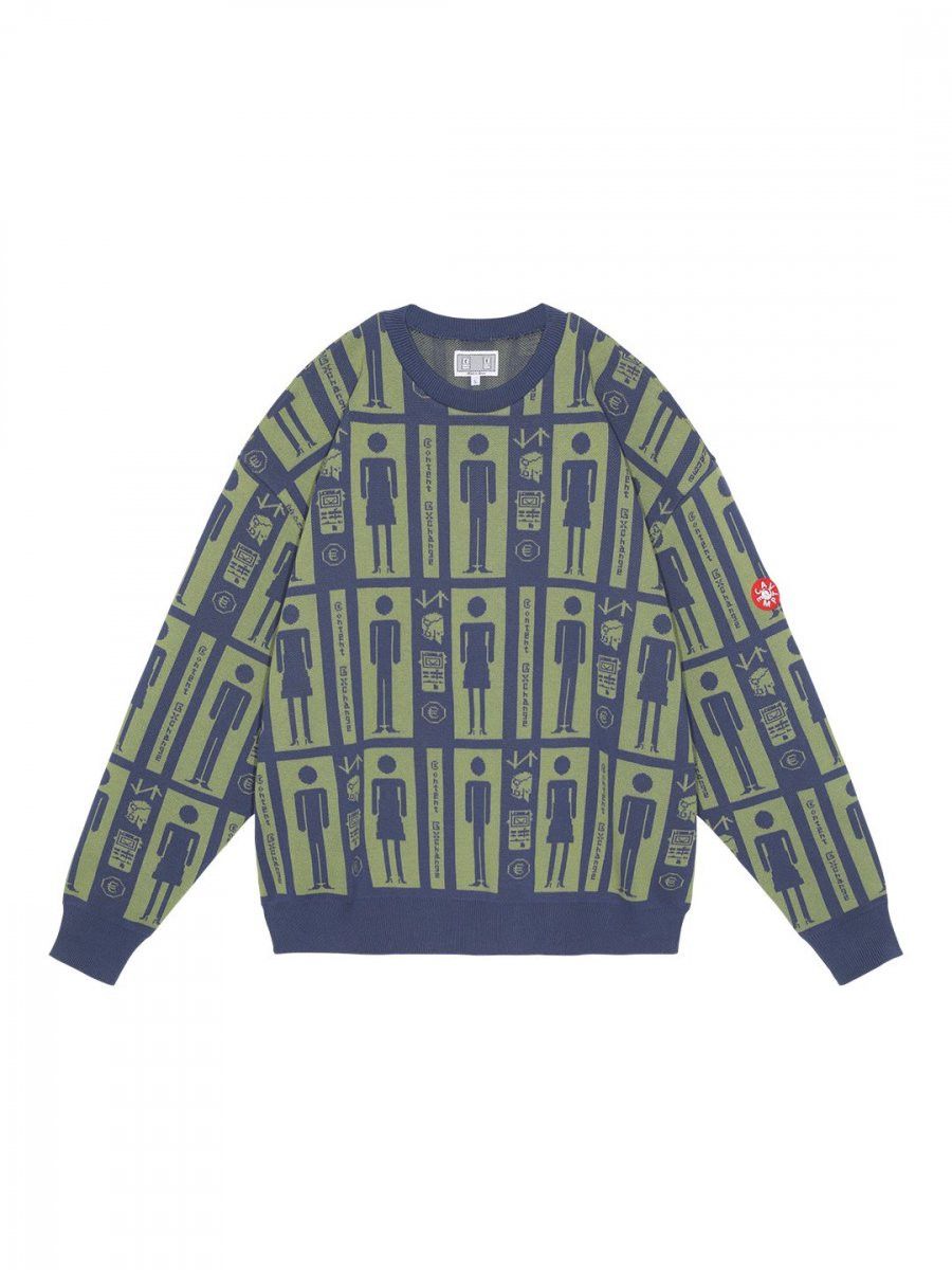 Cav Empt C.E Cav Empt CONTENT EXCHANGE KNIT Sweater Sweatshirt Size US L / EU 52-54 / 3 - 3 Thumbnail