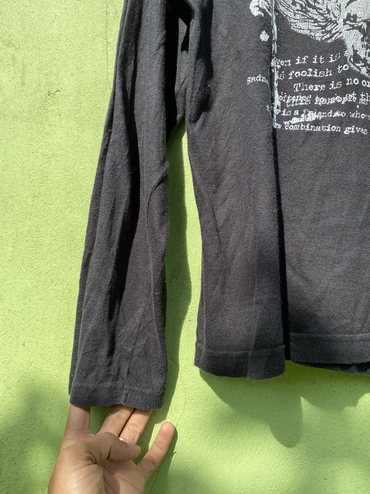 Other Japanese Vintage Long Sleeve Black Gothic Skull Dark Rebel Size US M / EU 48-50 / 2 - 5 Thumbnail