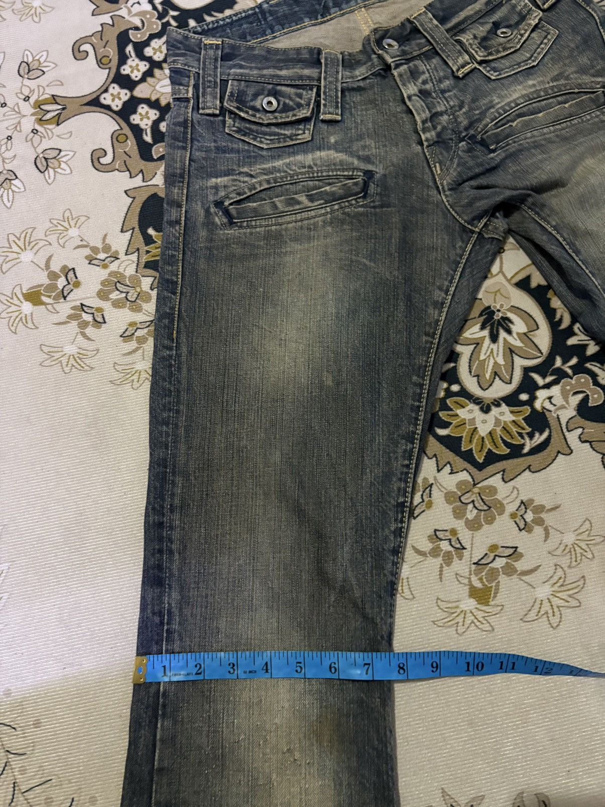 Designer × G-Star 🔥Flare🔥🔥G-STAR RAW Multipocket Distressed Flare Denim Size US 30 / EU 46 - 21 Thumbnail