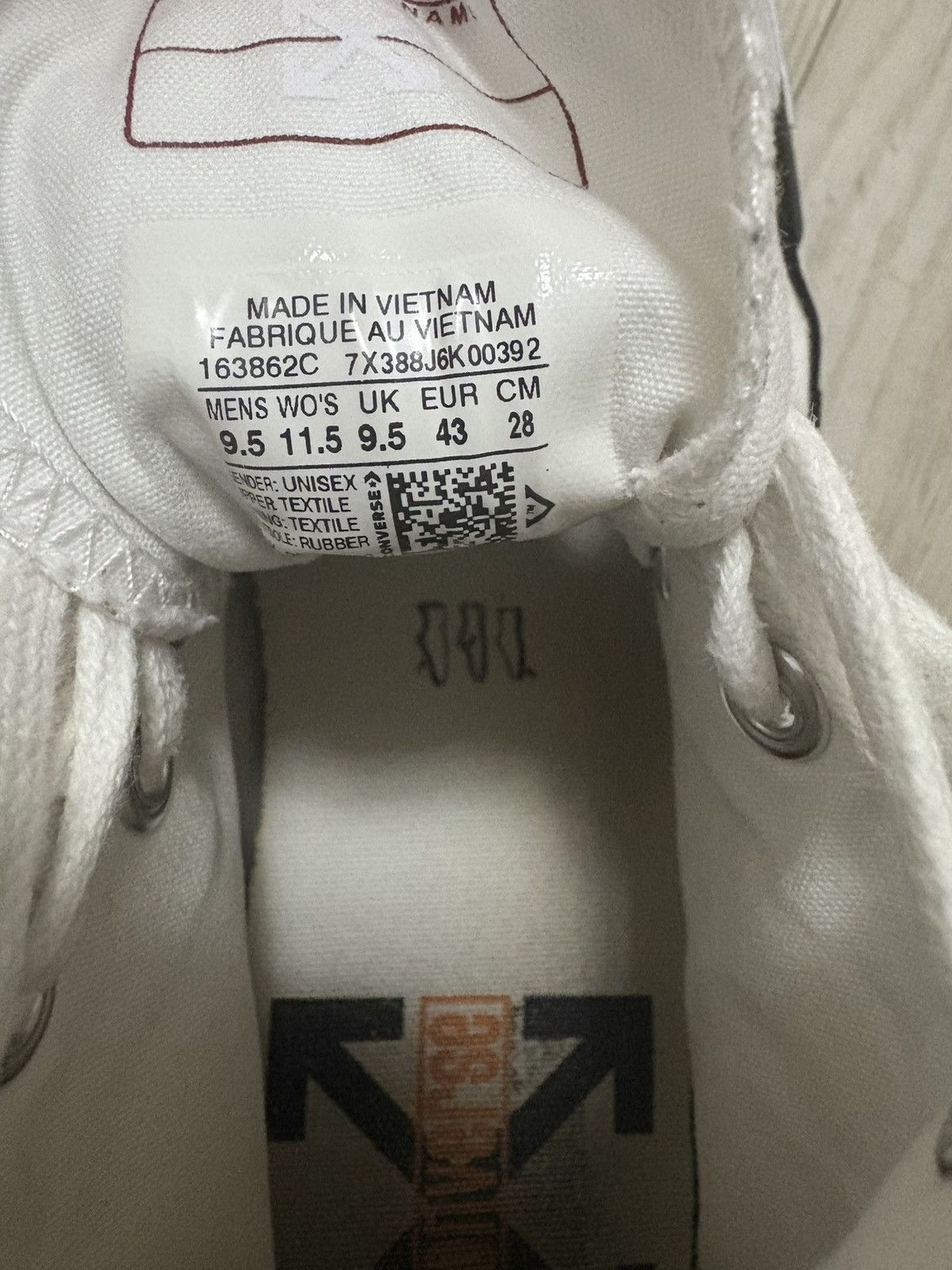 Off-White offwhite&converse Size US 9.5 / EU 42-43 - 7 Thumbnail