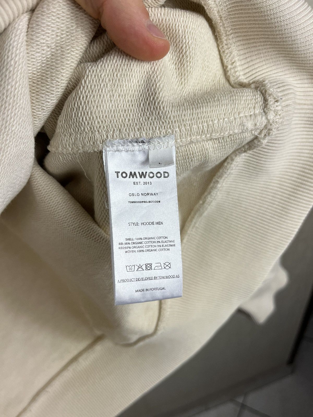 Tom Wood Tom Wood organic cotton hoodie men basic causal Avant Garde Size US L / EU 52-54 / 3 - 18 Thumbnail