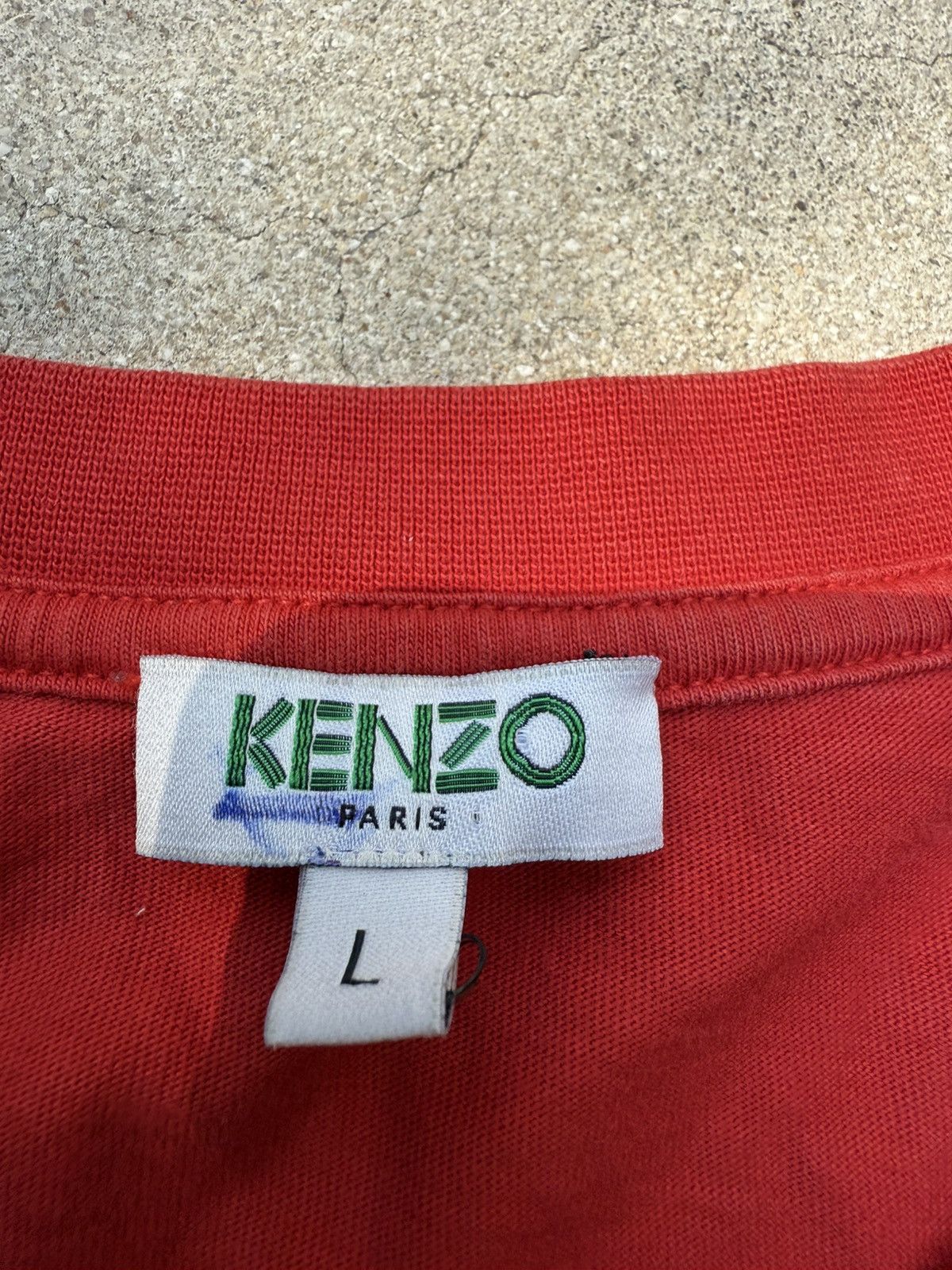 Kenzo Red Kenzo Paris Eiffel Tower T shirt size large Size US L / EU 52-54 / 3 - 3 Thumbnail