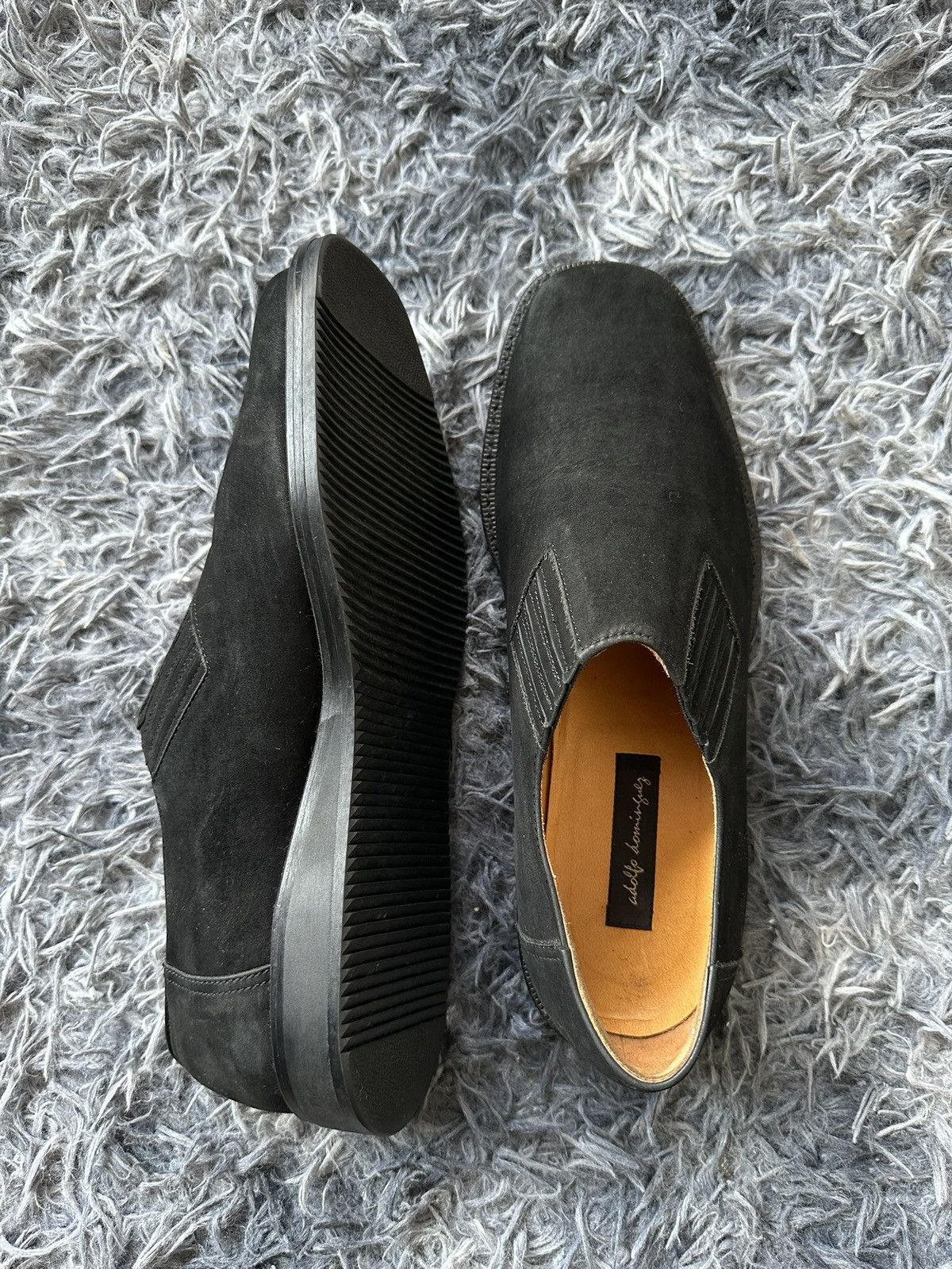 Adolfo Dominguez 90's Adolfo Dominguez slip on loafer moleskin leather Size US 8.5 / EU 41-42 - 18 Thumbnail