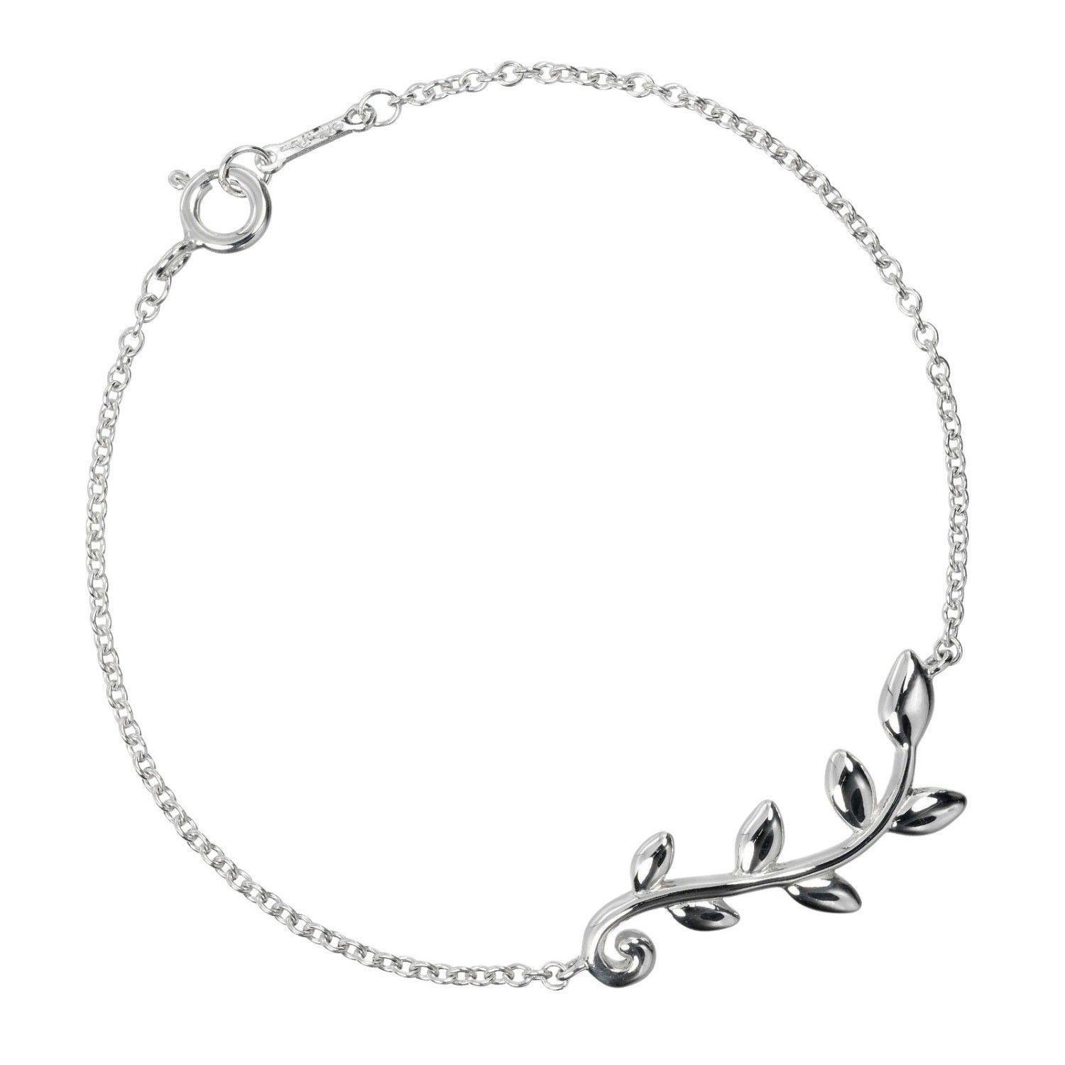 Tiffany & Co. Tiffany & Co. Olive Leaf Chain Bracelet Sterling Silver Size ONE SIZE - 1 Thumbnail
