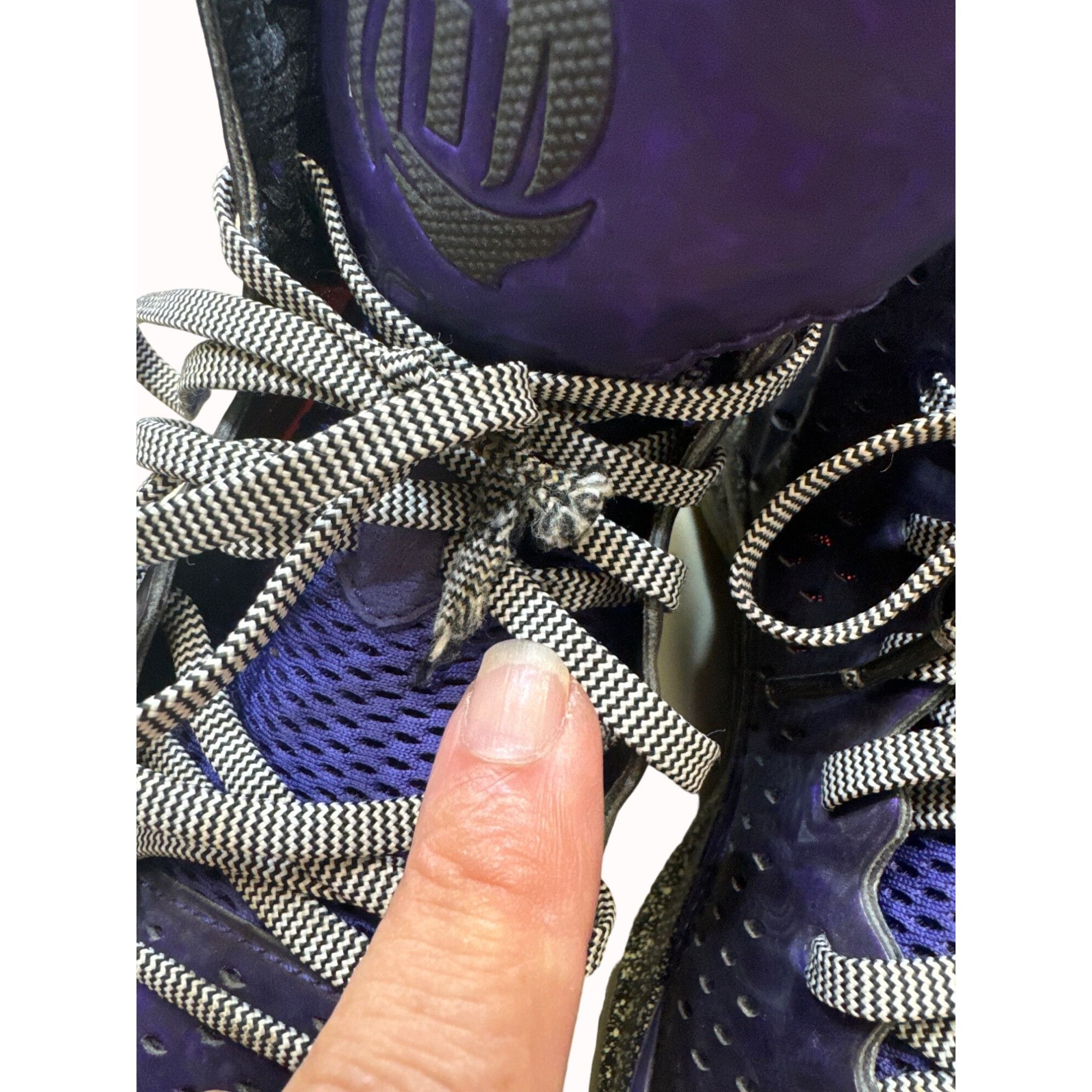 Adidas Adidas Rose Night Before Xmas 2012 men’s purple basketball s Size US 8.5 / EU 41-42 - 7 Thumbnail
