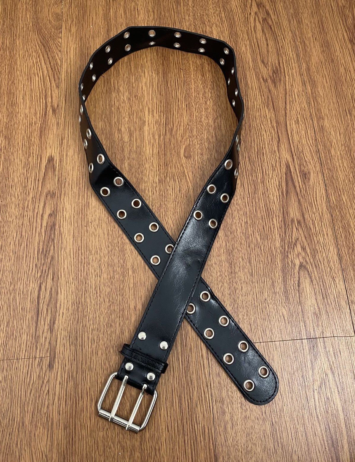 Japanese Brand Grommet double prongs belt Size ONE SIZE - 1 Thumbnail