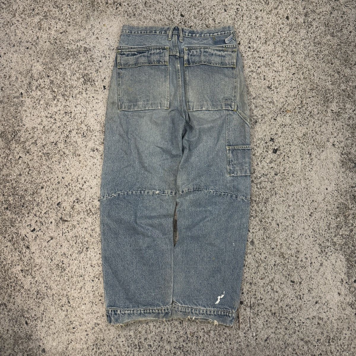 Vintage 90s Fiend Thrashed Faded Distressed Skater Jeans ERD Grunge Size US 32 / EU 48 - 2 Thumbnail