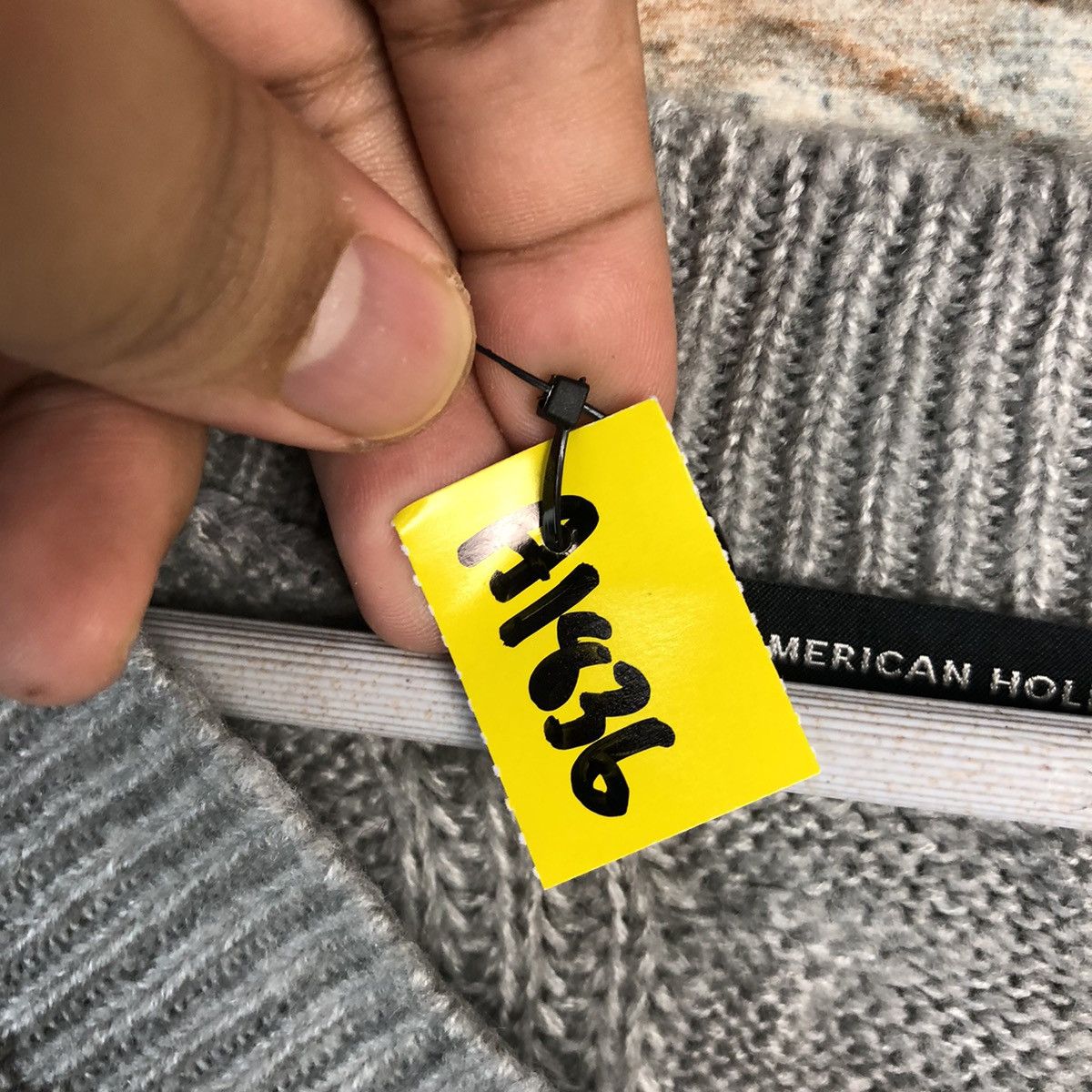 Homespun Knitwear × Japanese Brand America Holic Grey Knitwear #A1836 Size M / US 6-8 / IT 42-44 - 10 Thumbnail