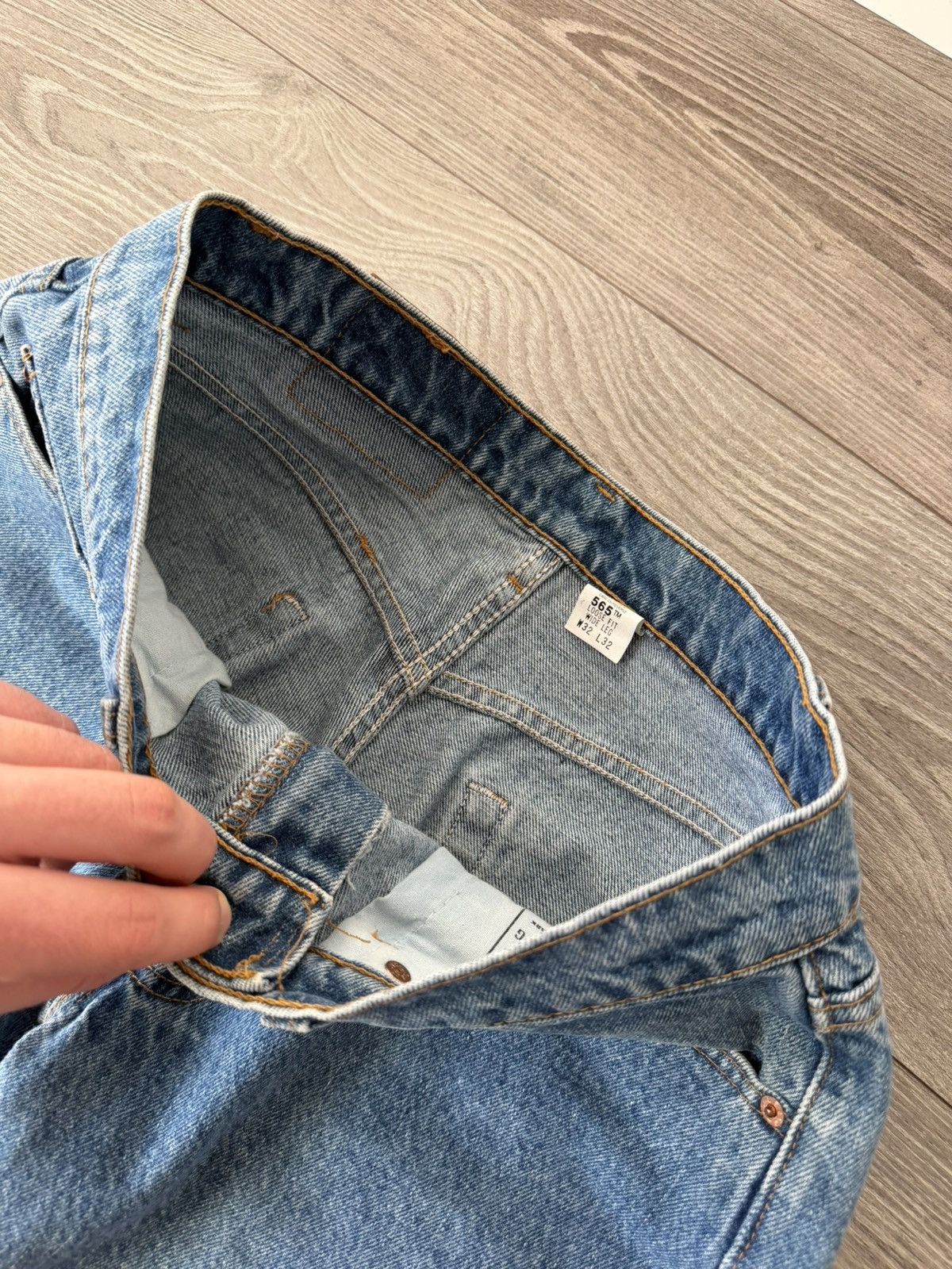 Levi's ‼️Vintage Levi’s Grey 565 Red Tab Denim Made in USA🇺🇸Jeans‼️ Size US 32 / EU 48 - 9 Thumbnail