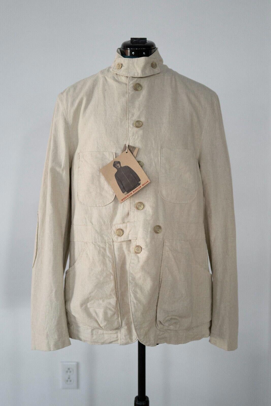 Woolrich Woolen Mills Woolrich Ivory Linen Hunting Jacket Sz. L Size US L / EU 52-54 / 3 - 1 Thumbnail