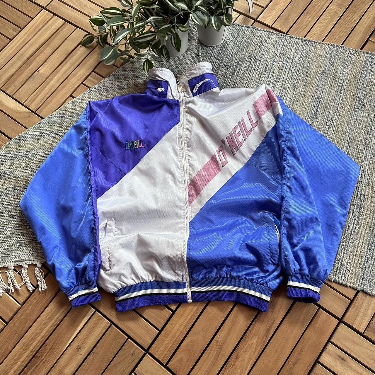 O'Neill Vintage 90s Oneill Surfcore Big Logo Zip Up Track Jacket Size US M / EU 48-50 / 2 - 2 Thumbnail