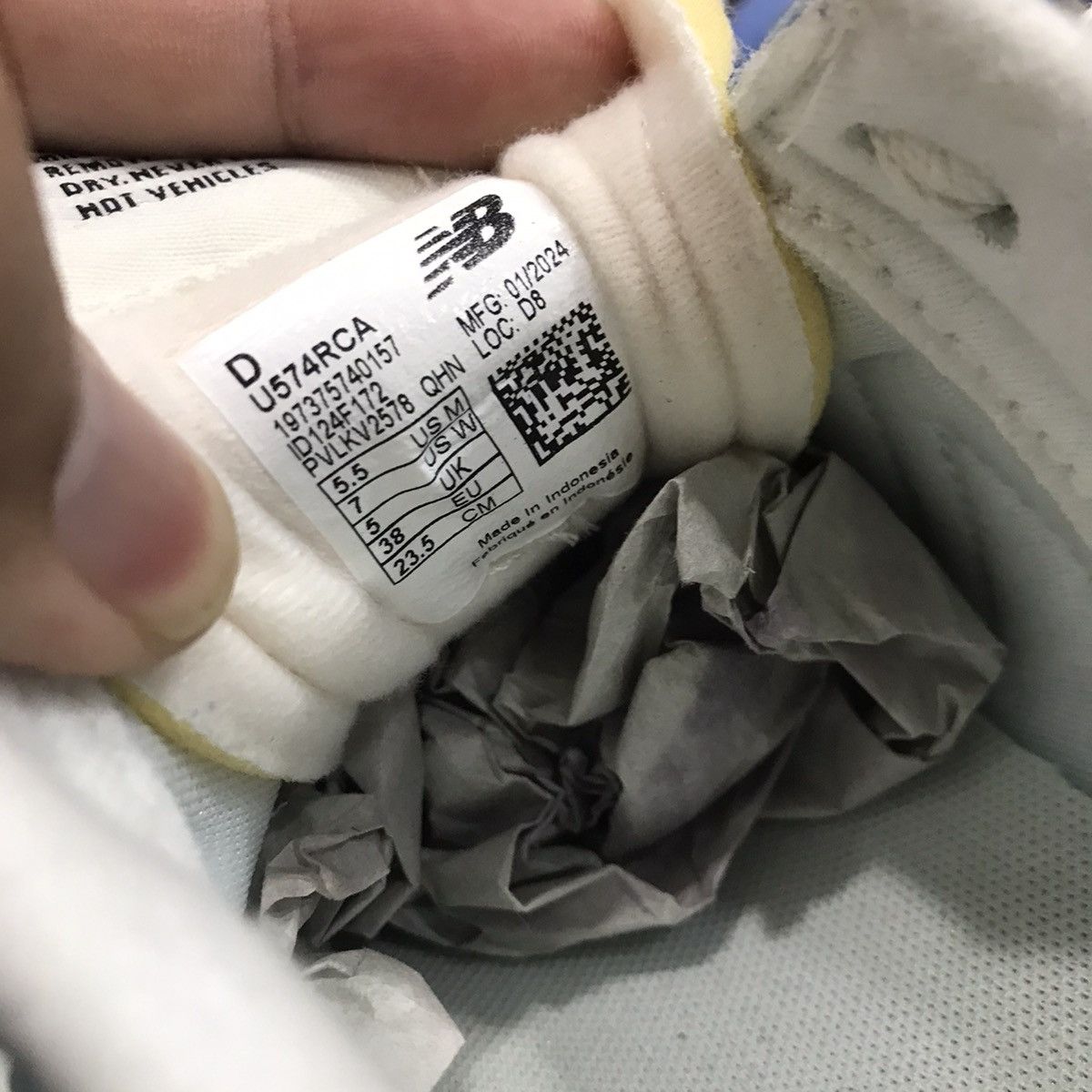 Hysteric Glamour × New Balance New Balance 574 Blue Laguna Sea Salt U574RCA U RCA sneakers Size US 5.5 / EU 38 - 15 Thumbnail