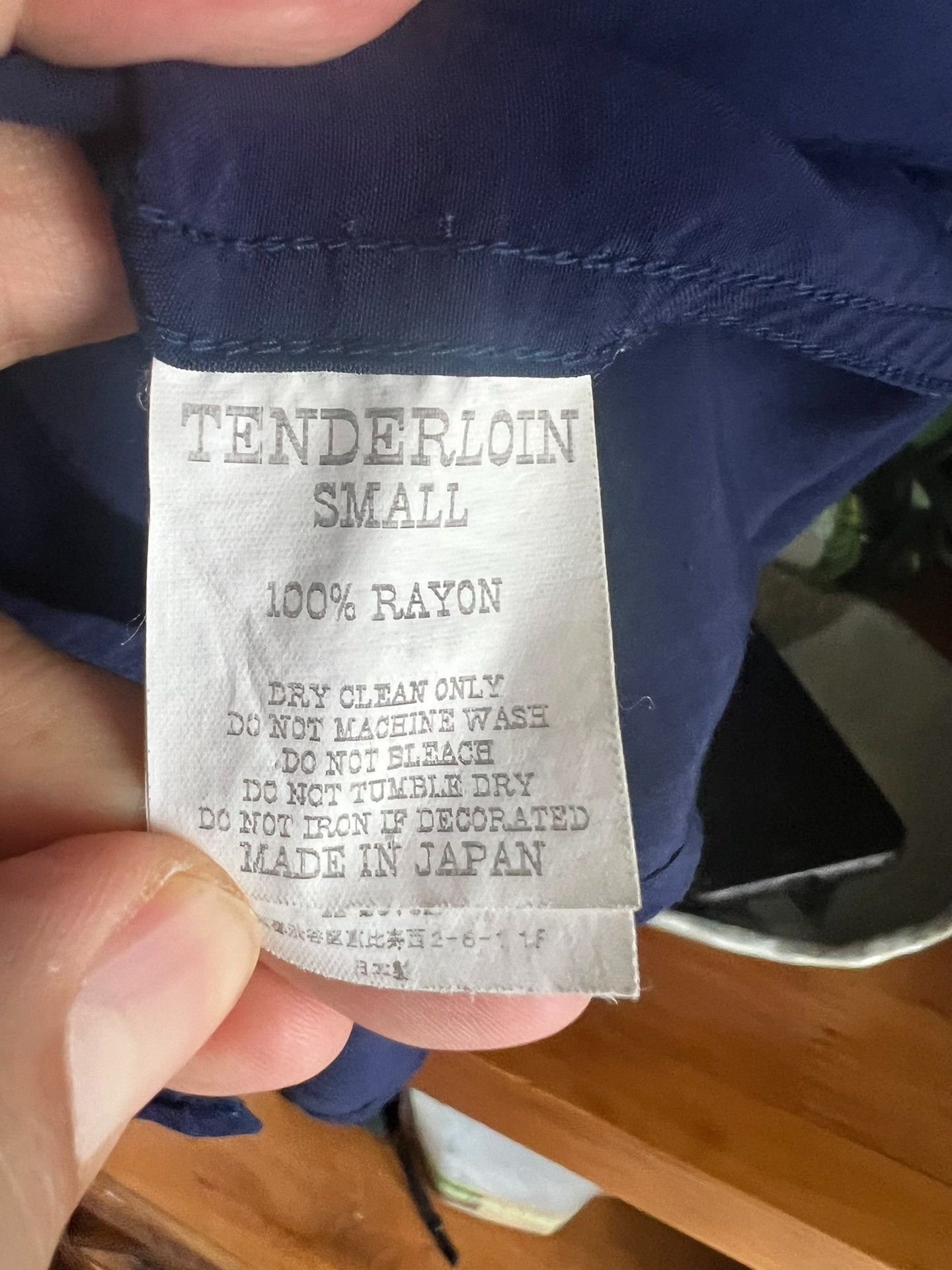 Tenderloin Tenderloin Indigo Short-Sleeve Shirt Size US S / EU 44-46 / 1 - 4 Thumbnail