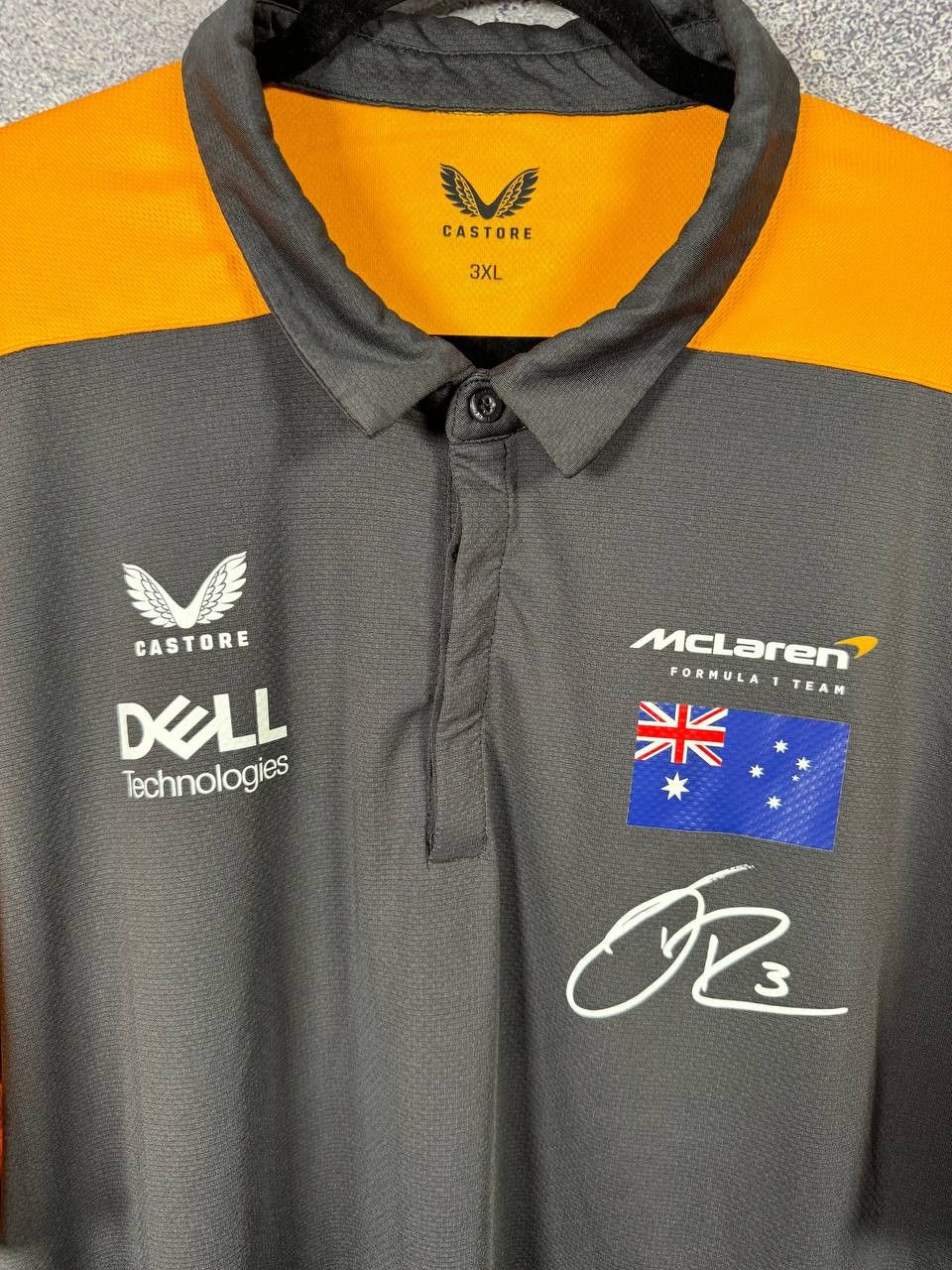Formula 1 × Malcolm McLaren McLaren Formula 1 Racing Team Ricciardo #3 Castore F-1 Team Size US XXL / EU 58 / 5 - 8 Thumbnail