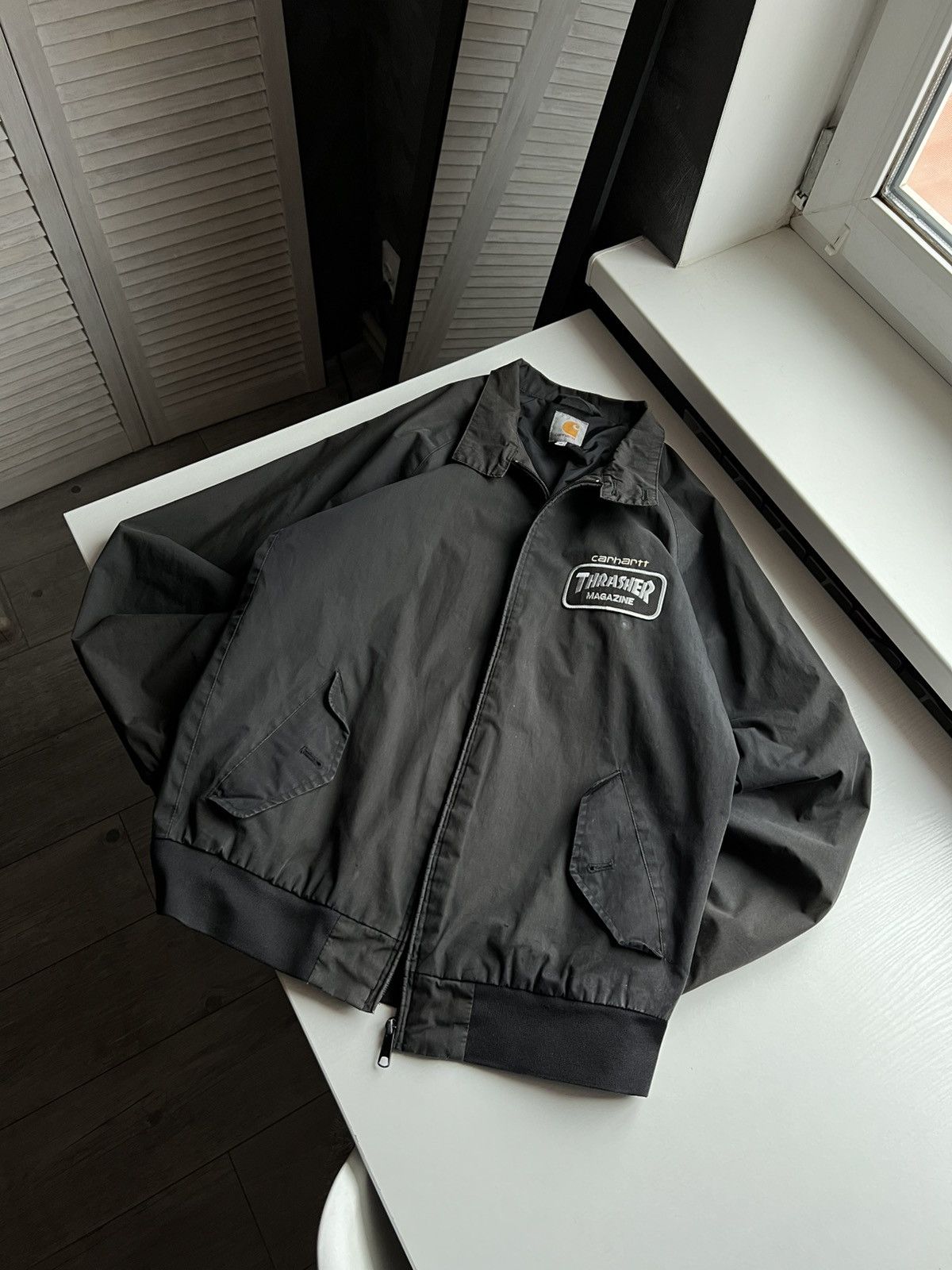 Carhartt × Vintage Carhartt Vintage Rude Jacket Washed Distressed Trasher logo Size US M / EU 48-50 / 2 - 1 Thumbnail