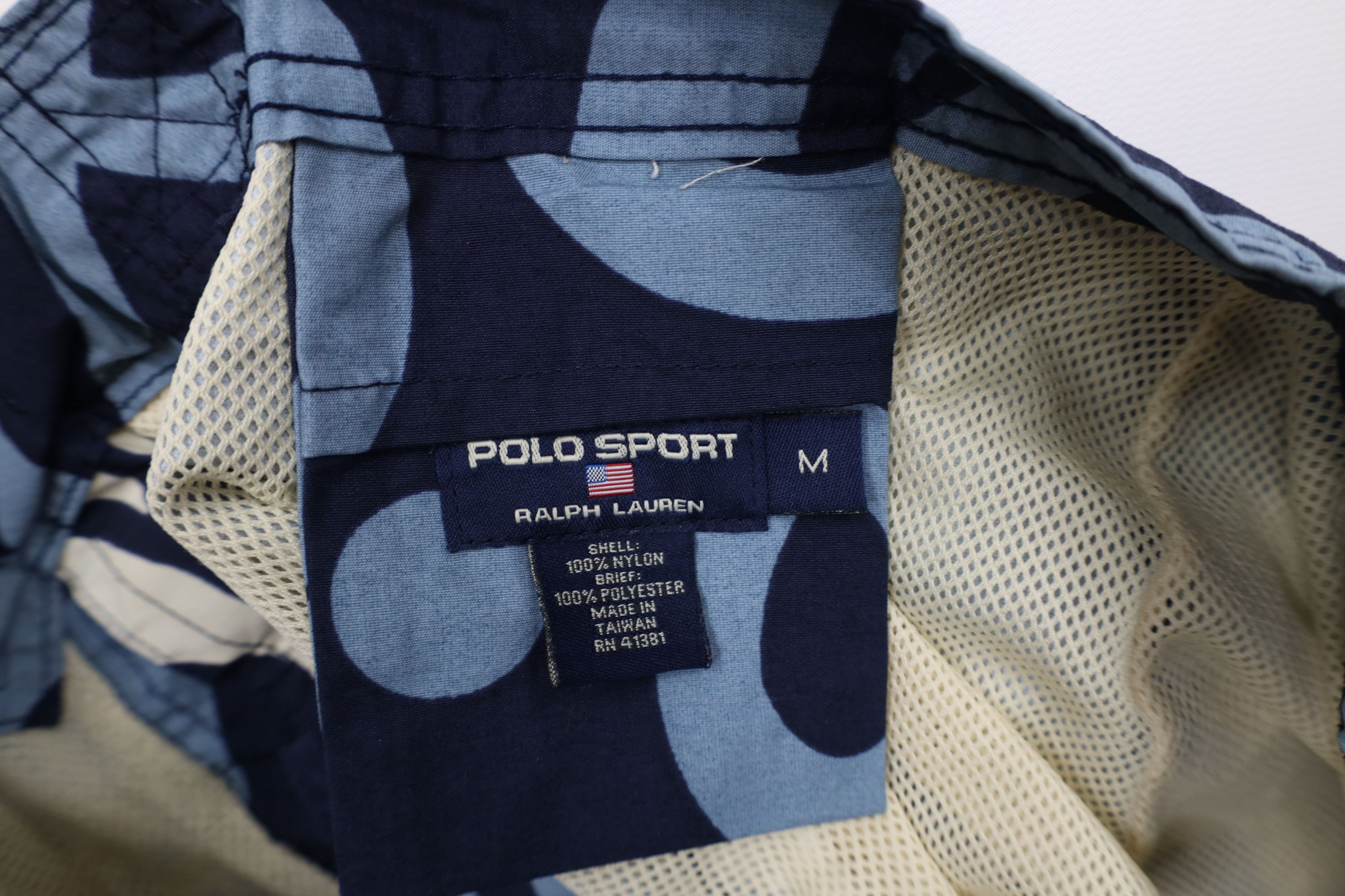 Ralph Lauren × Vintage Vintage 90s Polo Sport Ralph Lauren Tribal Lined Shorts Size US 32 / EU 48 - 8 Thumbnail