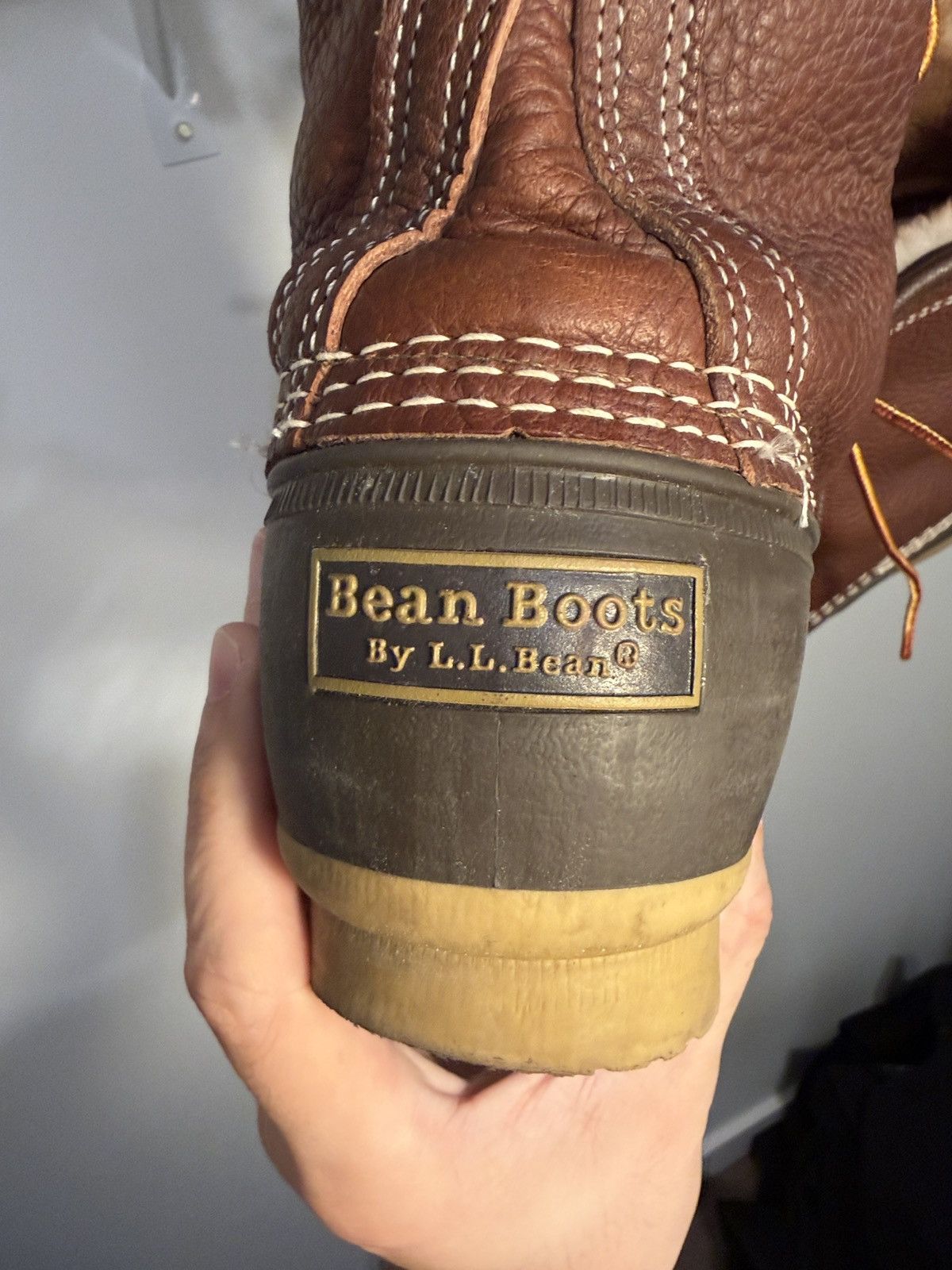 L.L. Bean L.L. Bean Brown Leather Bean Boots sz 10 Size US 10 / EU 43 - 4 Thumbnail