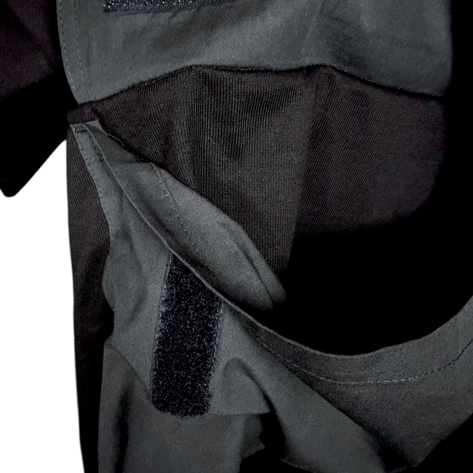 G-Star G-Star RAW Mens Black Fabric Mix Boxy T-shirt Oversize Fit Size US S / EU 44-46 / 1 - 7 Thumbnail