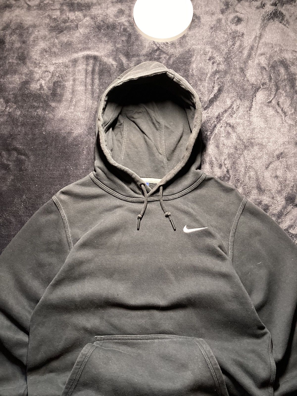 Nike × Vintage ⛩️ Vintage Nike Hoodie Small Logo Faded Basic Oversize Baggy Size US S / EU 44-46 / 1 - 3 Thumbnail