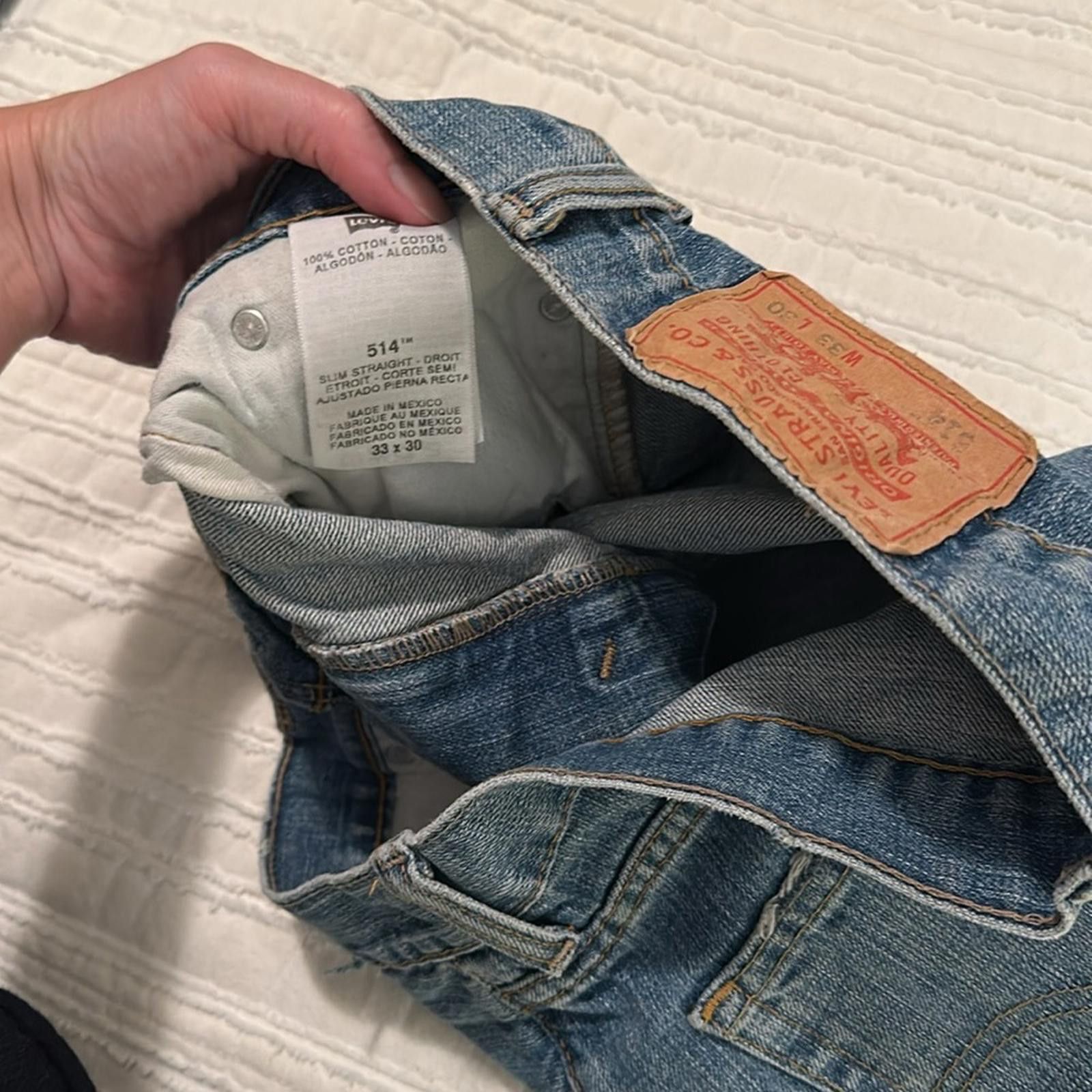 Levi's Levi's 514 size 33 Destroyed Shorts Women's Blue Distressed Size 32" / US 10 / IT 46 - 4 Thumbnail