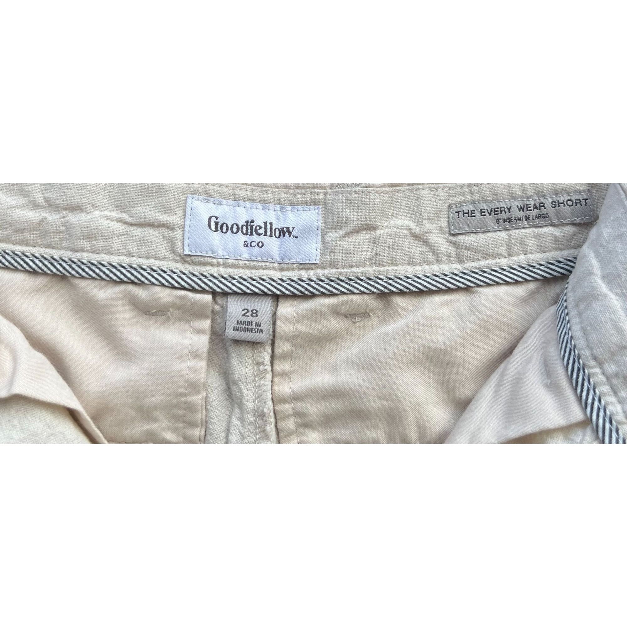 Other GoodFellow - Men's Flat Frint Short - 9" Inseam - Beige - 28 Size US 28 / EU 44 - 10 Thumbnail