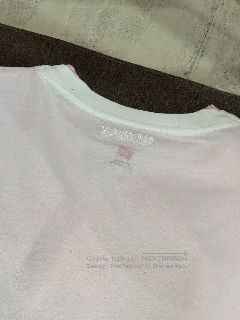 Vetements Vetements Double Layered T-Shirt Size US S / EU 44-46 / 1 - 5 Thumbnail