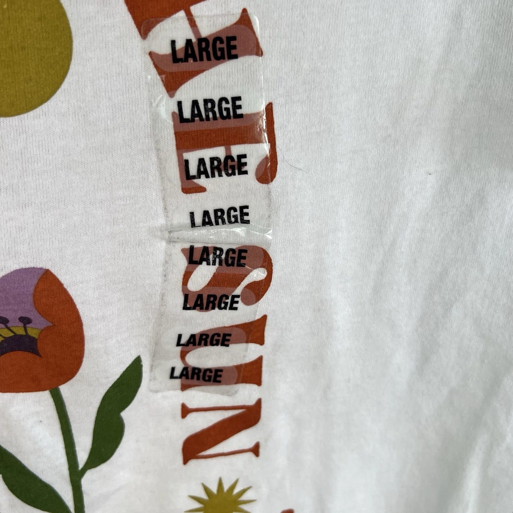 Hereu Here Comes the Sun T-Shirt Adult Size L White Size L / US 10 / IT 46 - 4 Thumbnail