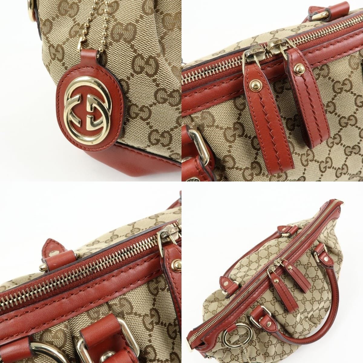 Gucci Gucci Interlocking G GG Supreme Satchel Tan Size ONE SIZE - 6 Thumbnail