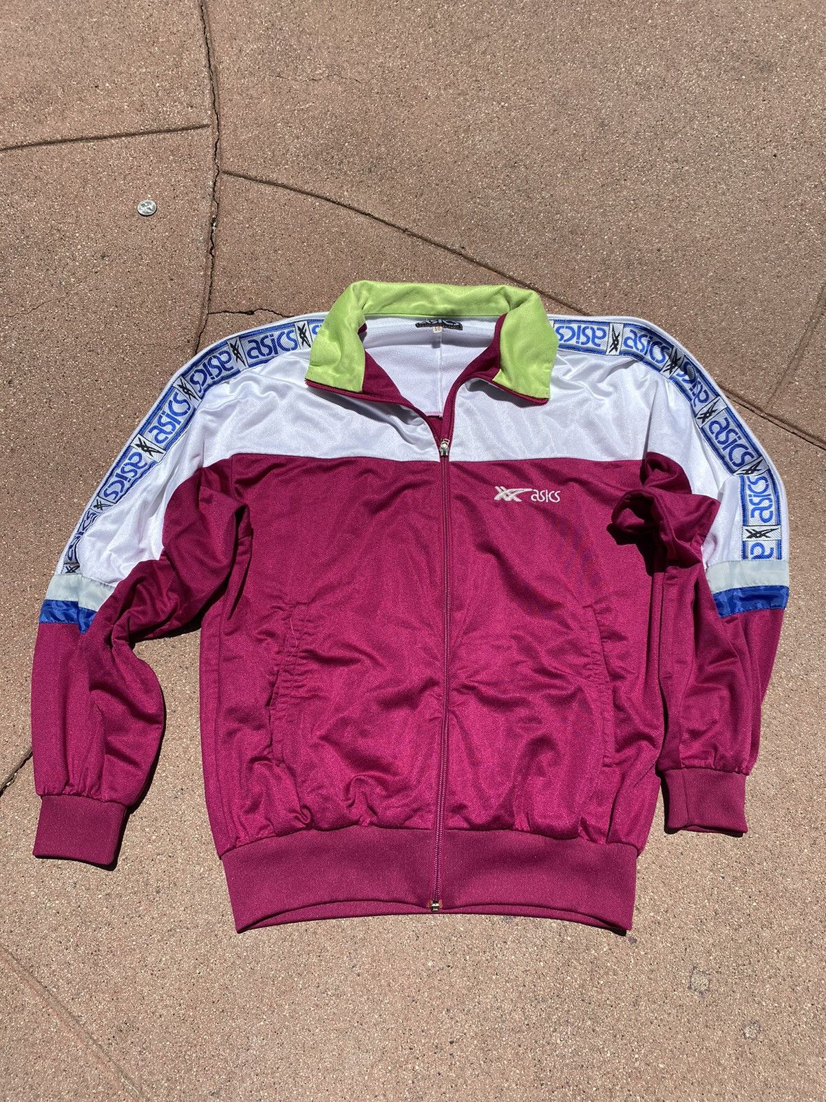 Asics × Vintage VINTAGE Asics Zip-Up Track Jacket Size US M / EU 48-50 / 2 - 1 Thumbnail