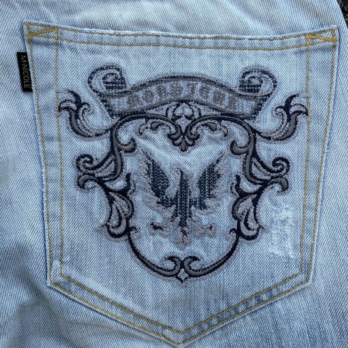 Nicole Club W33 VINTAGE NICOLE MONSIEUR STRAIGHT FADED DENIM PANTS Size US 33 - 11 Thumbnail